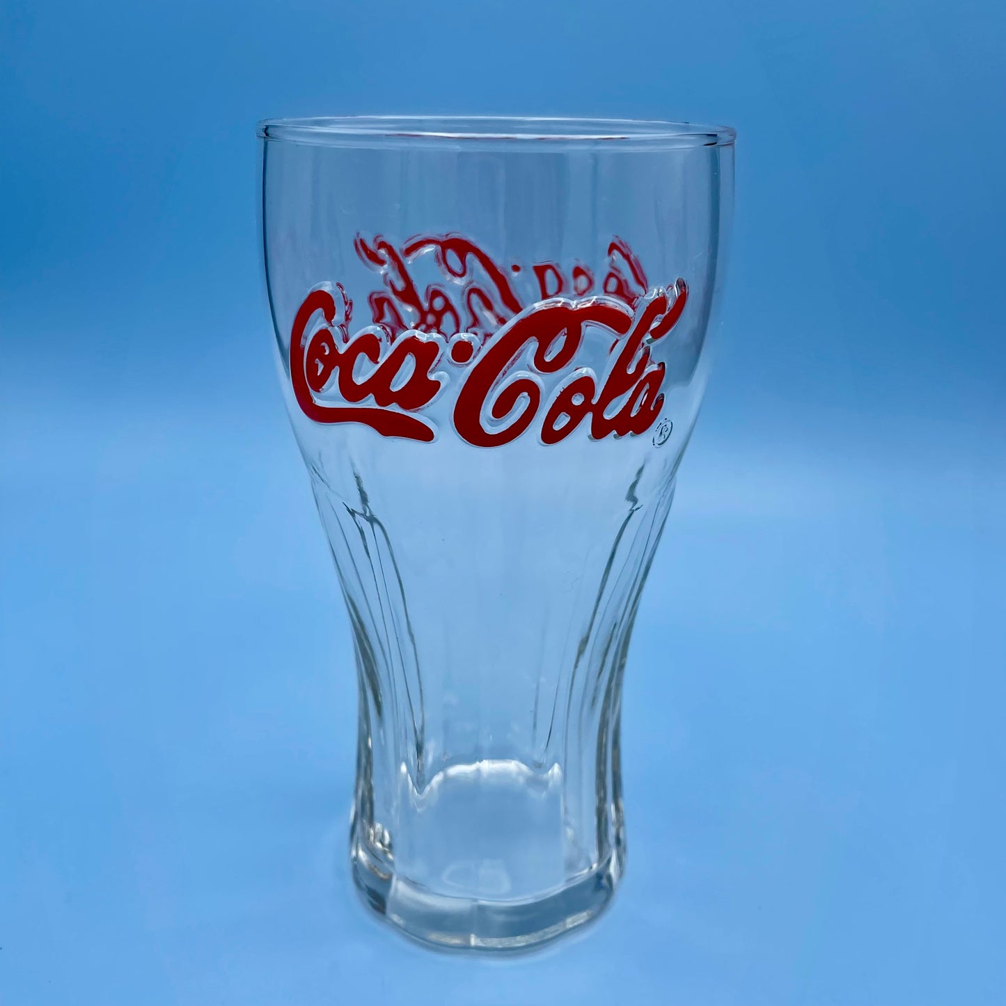 Clear Coke Glasses x 4