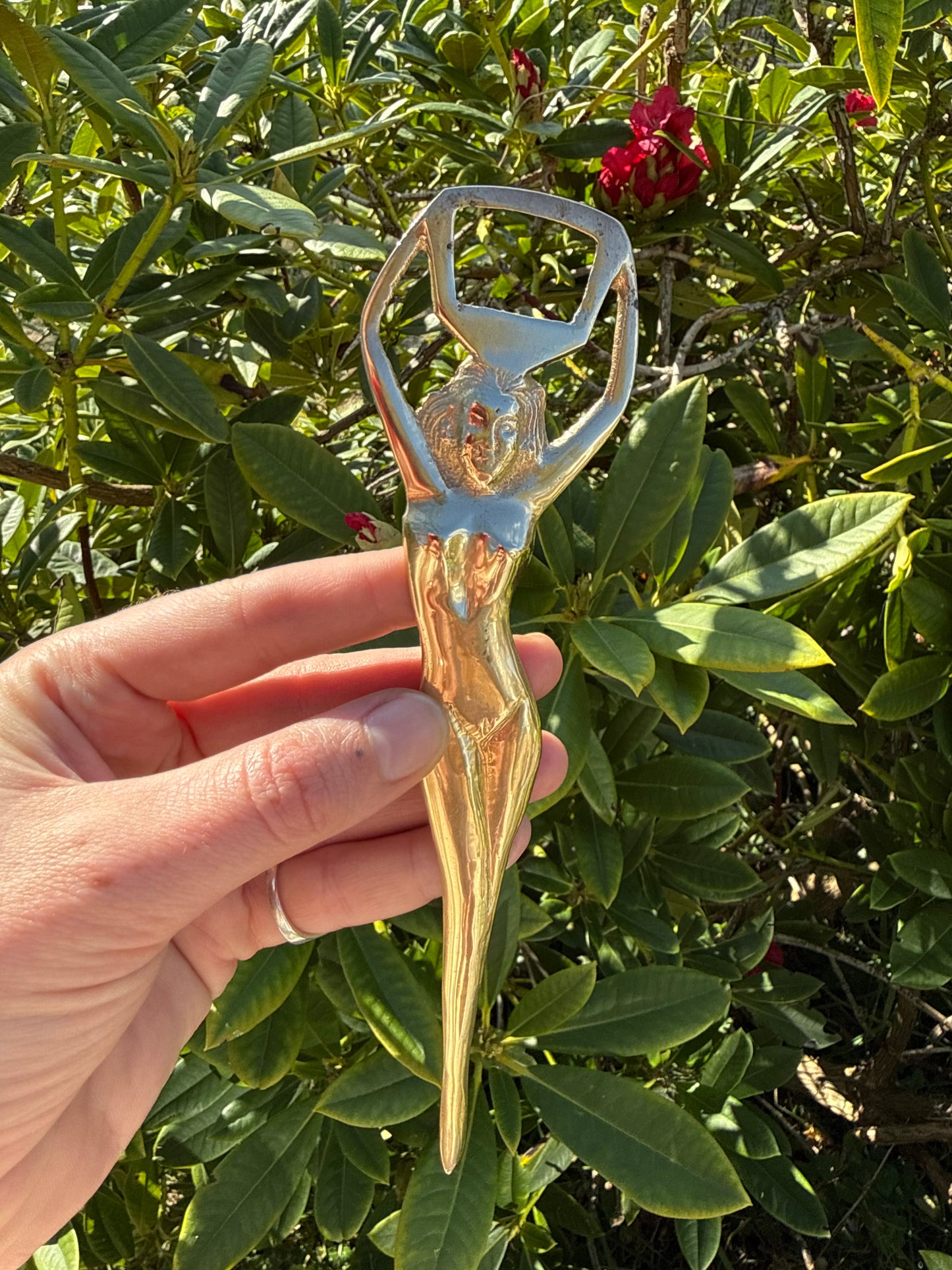Brass Naked Lady Bottle Opener