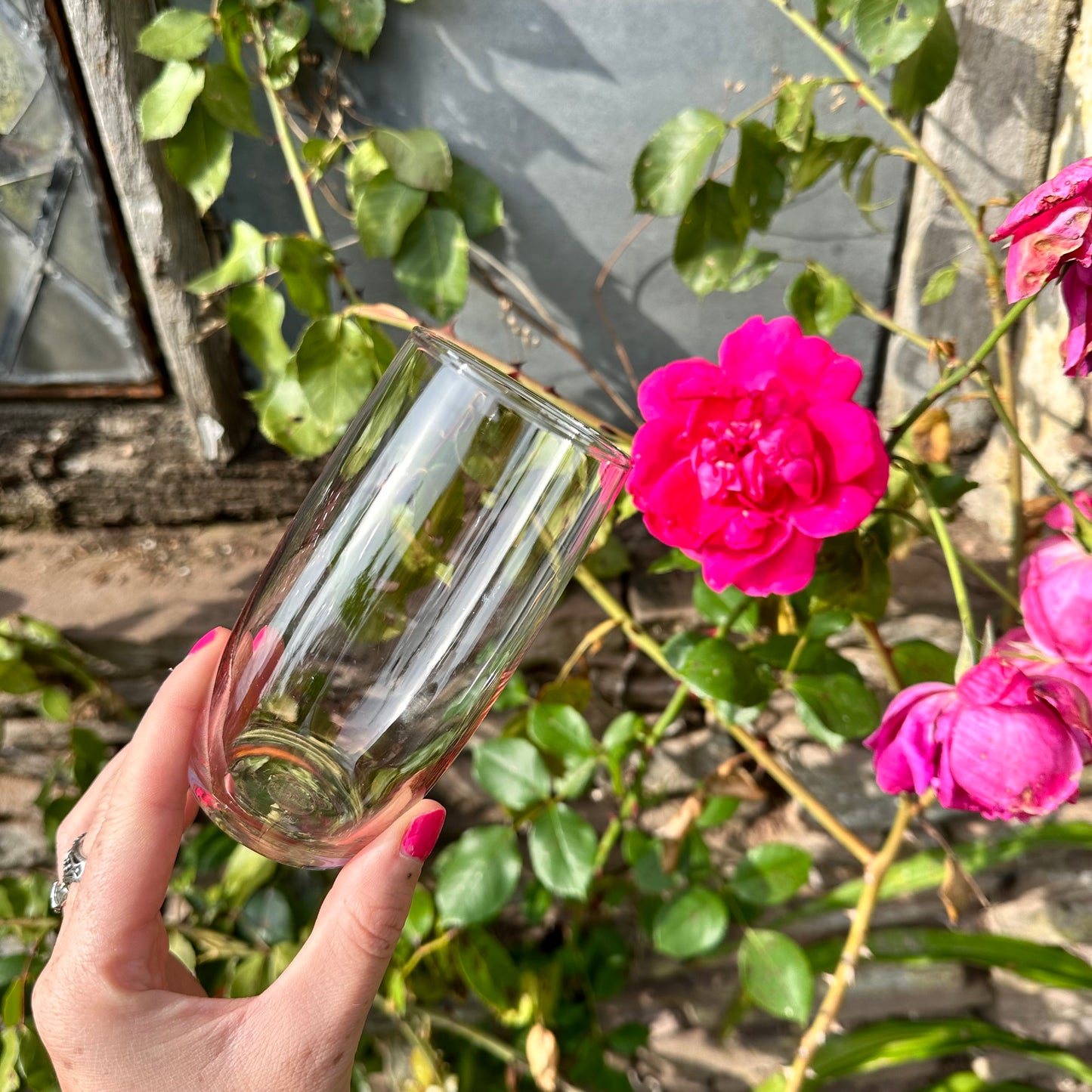 Mixed Coloured Tumblers x4