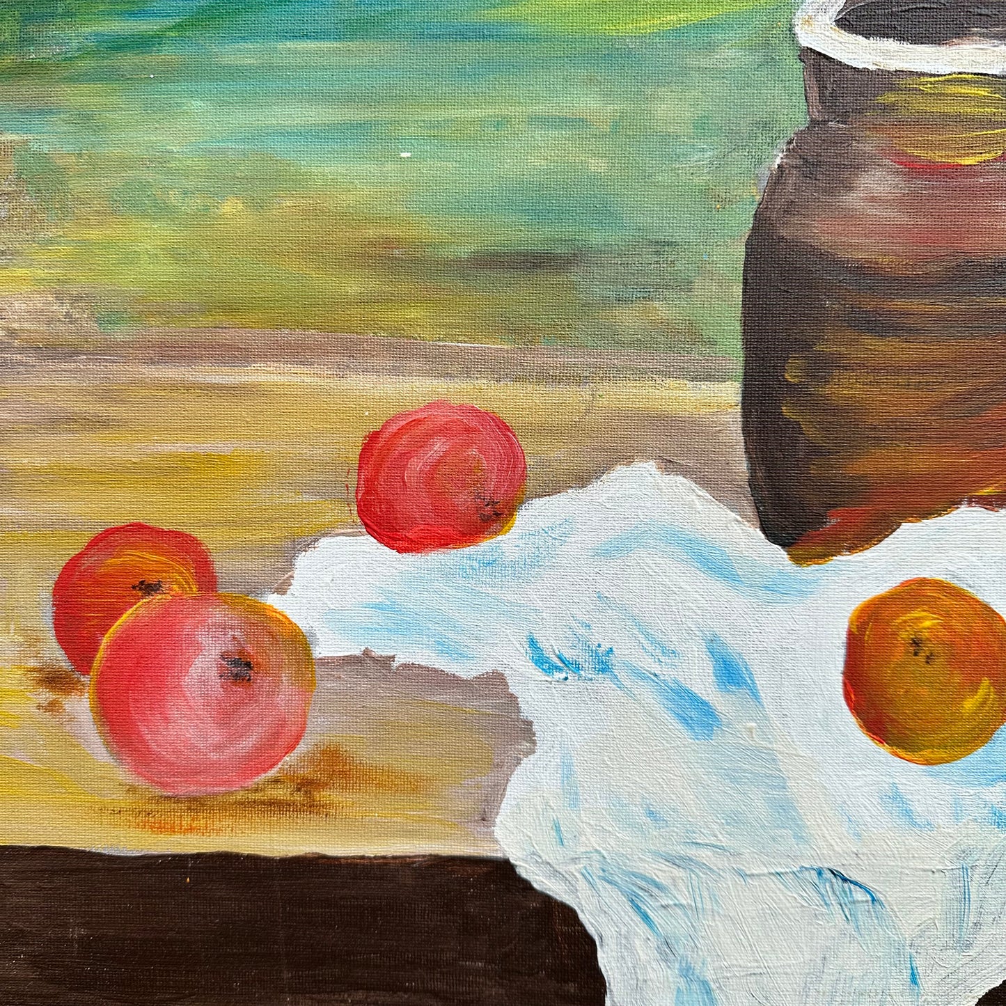 Still Life Canvas Fruit & Jug