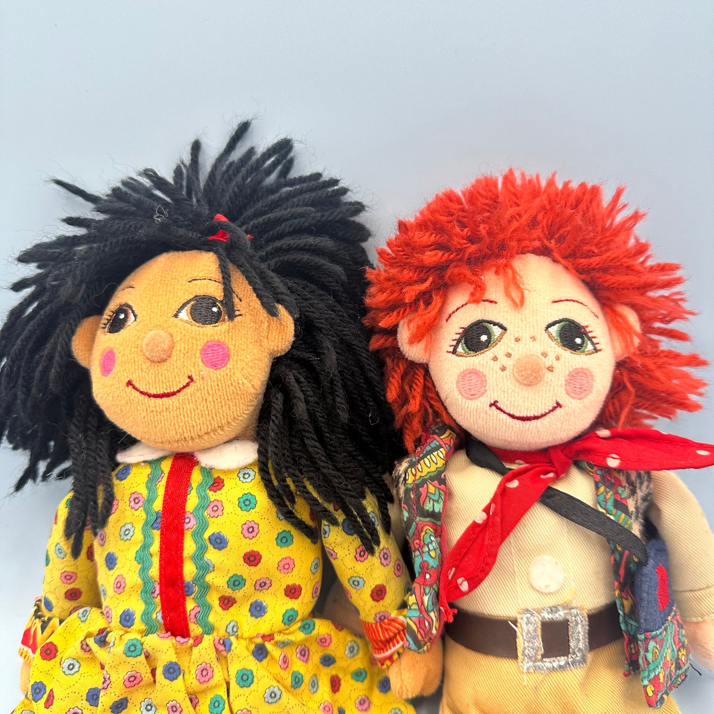 Rosie & Jim Fabric Rag Dolls