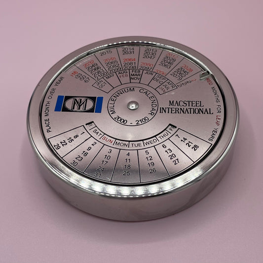 Perpetual Millenium Calendar 2000-2100