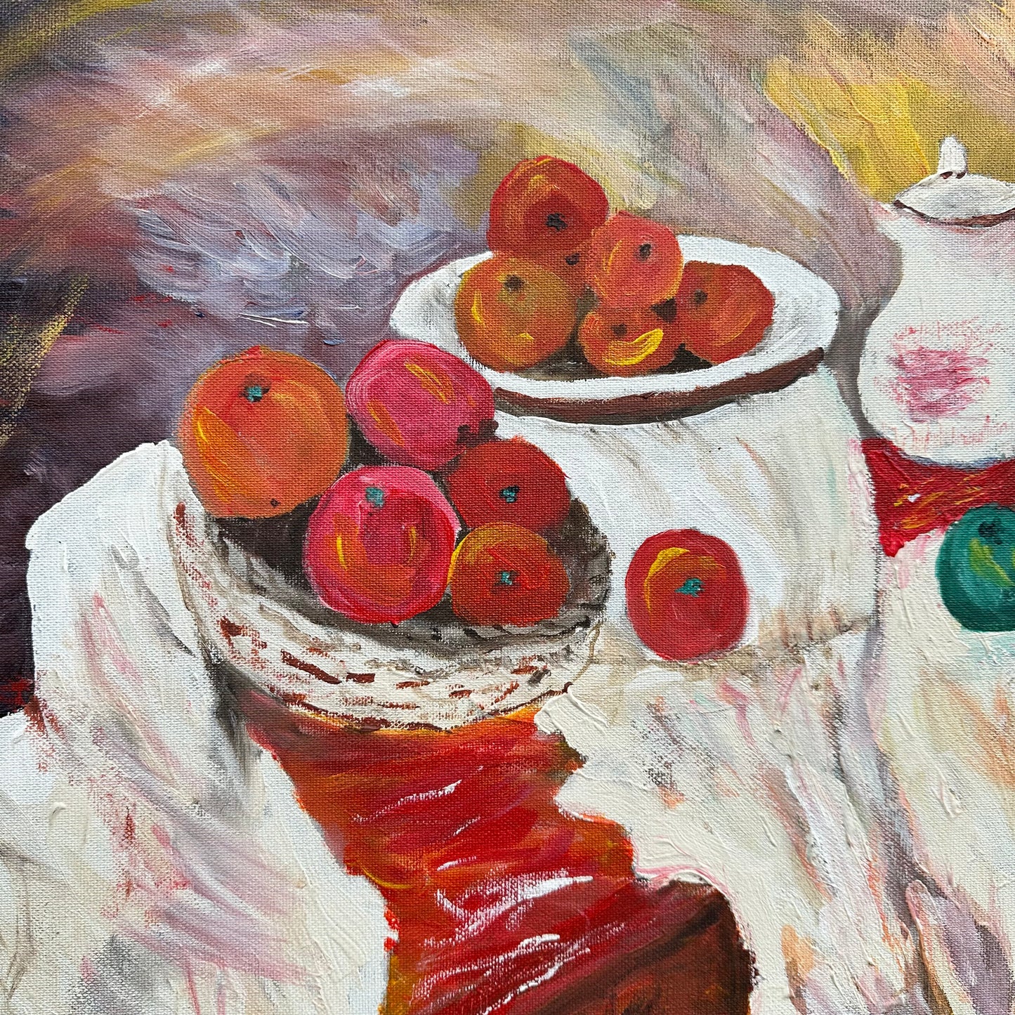 Still Life Canvas Oranges & Limes