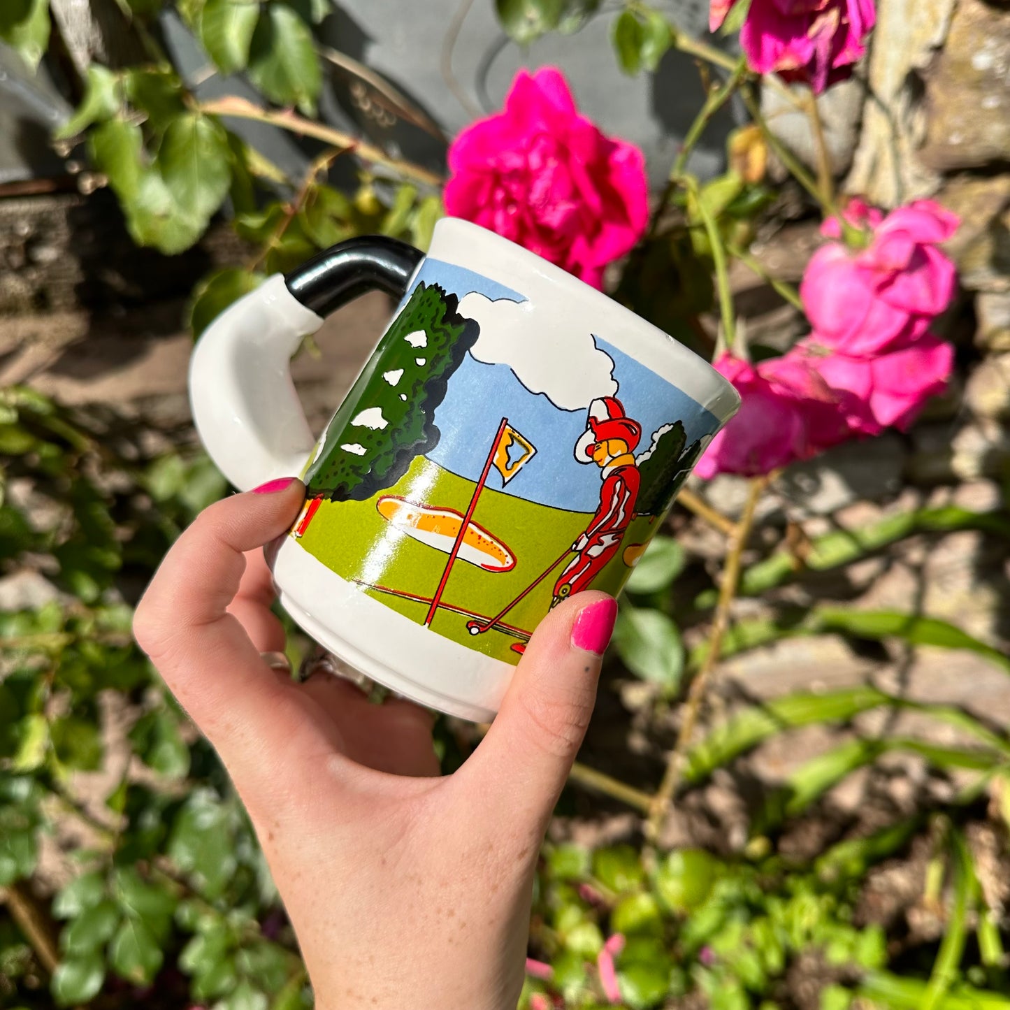 Vintage Novelty Golf Mug