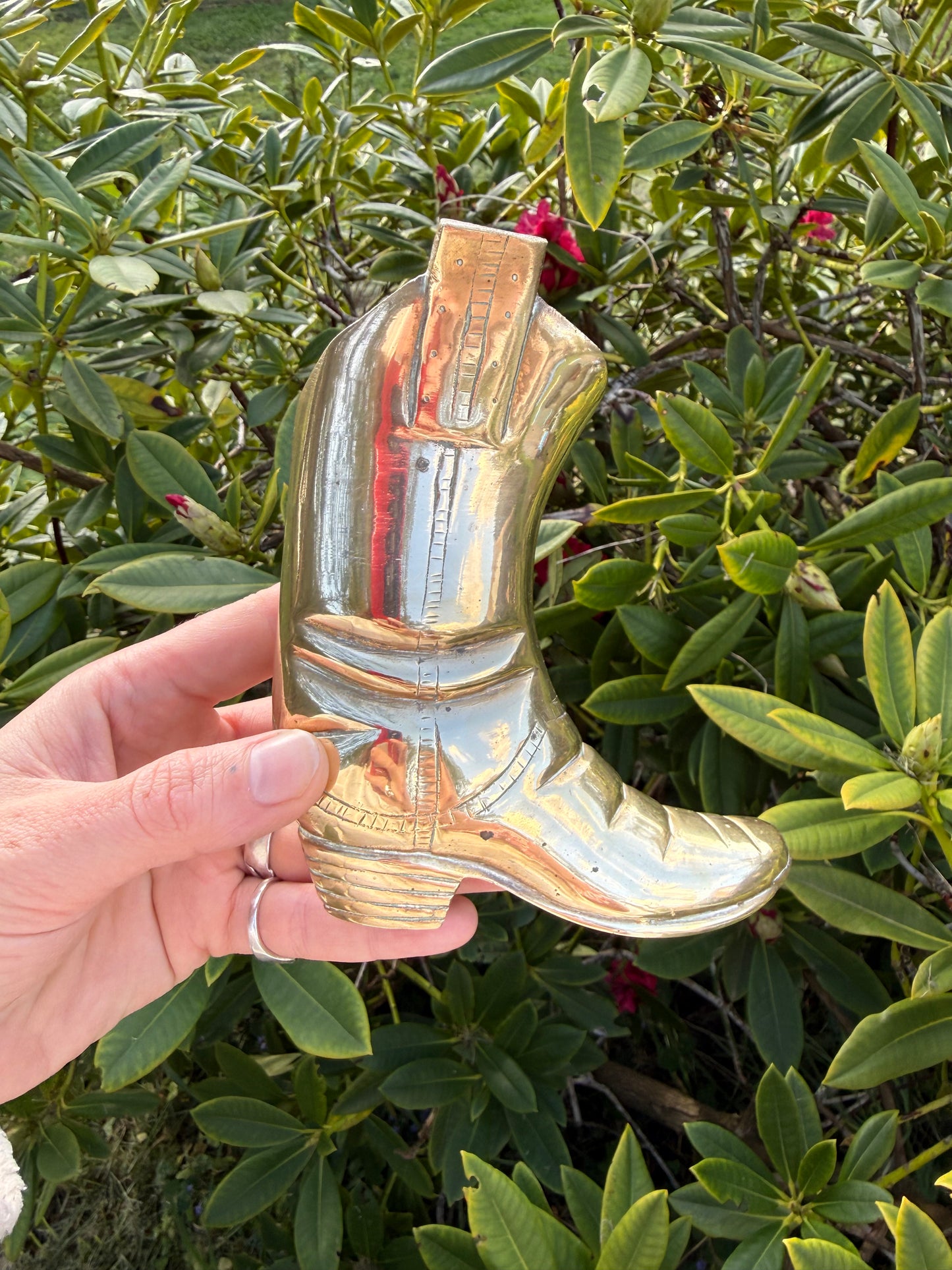 Brass Cowboy Boot Small
