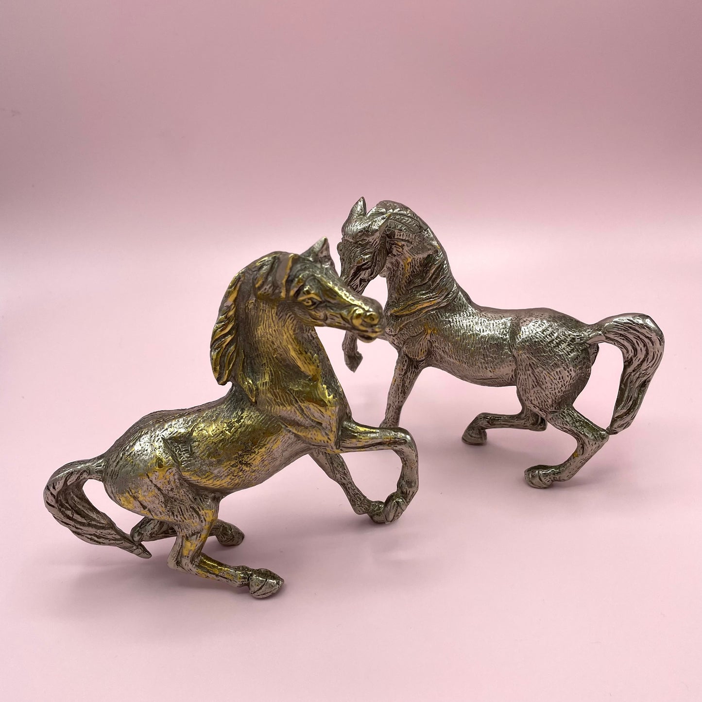 Cast Metal Horses