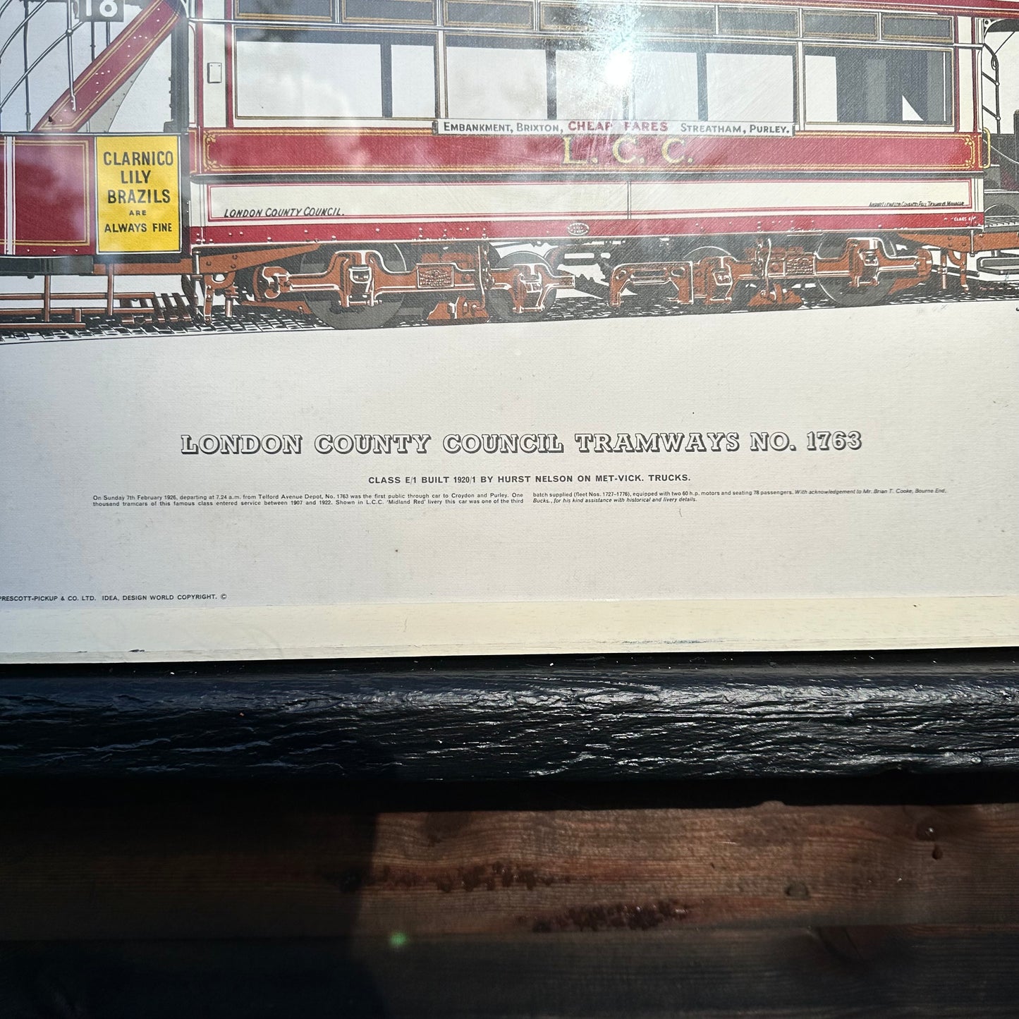 Croydon Lithograph Framed