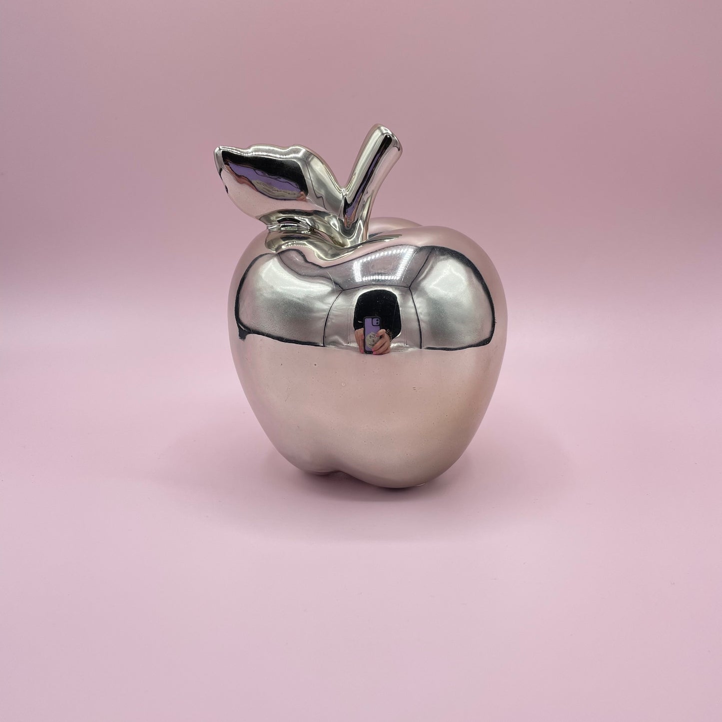 Silver Apple Ornament