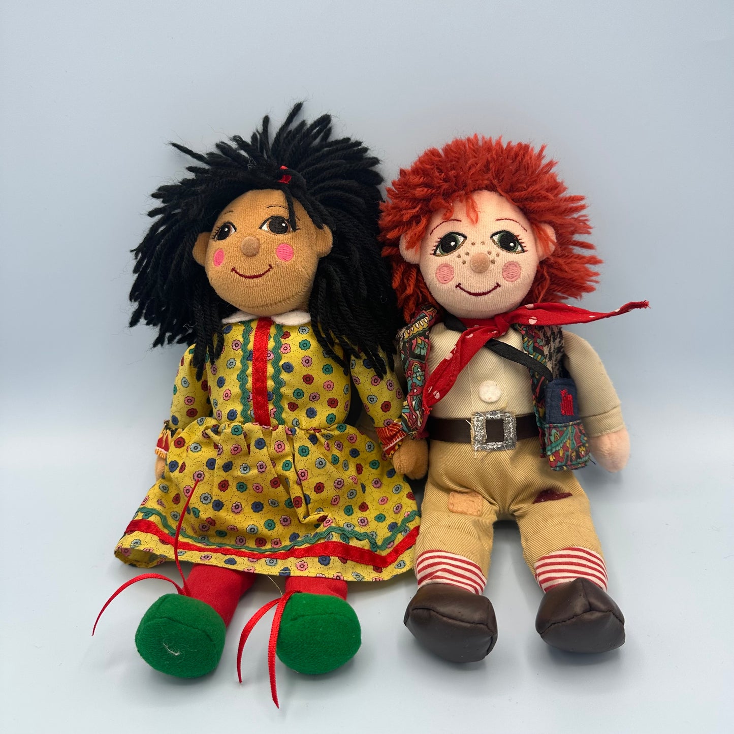 Rosie & Jim Fabric Rag Dolls