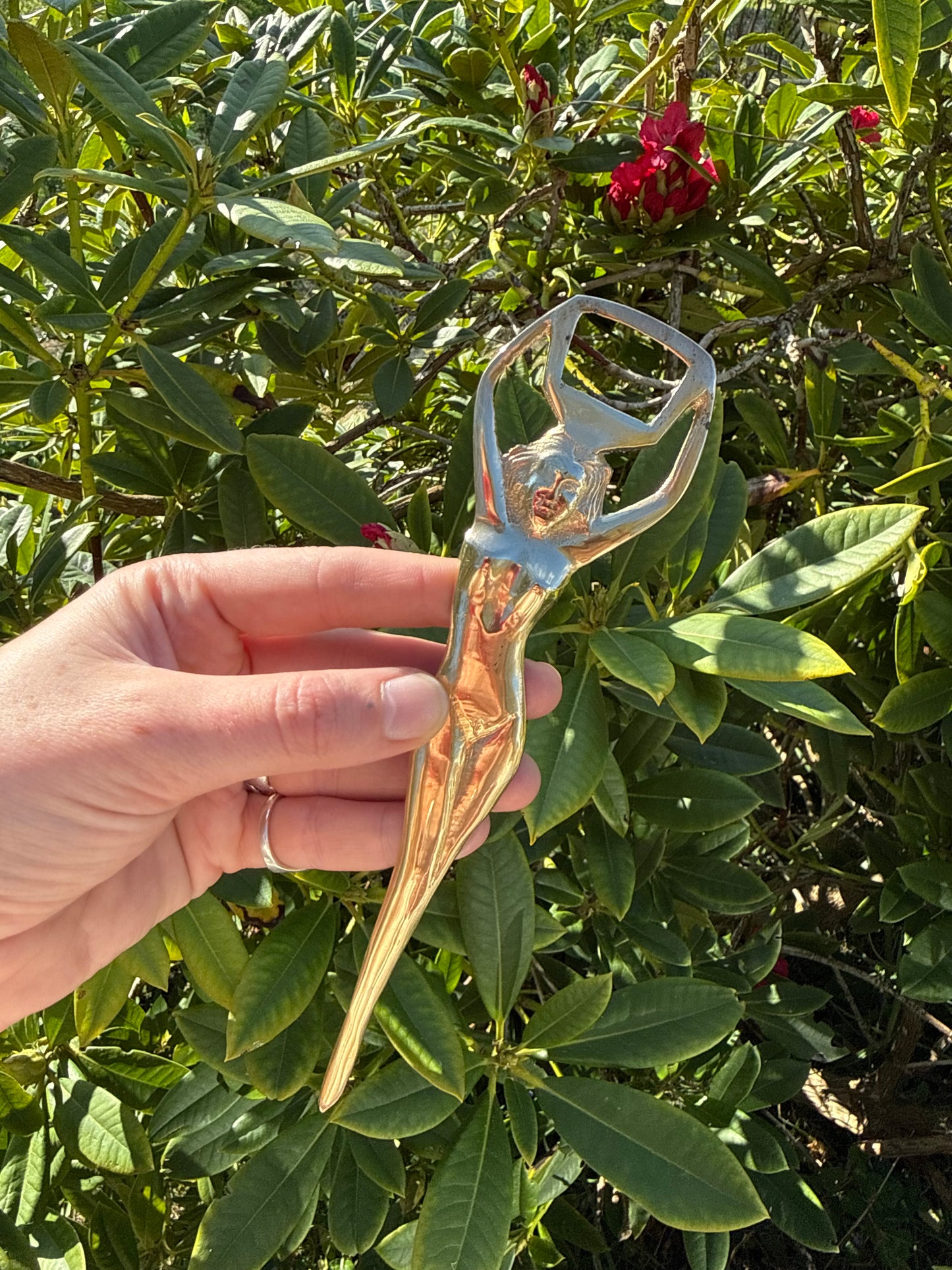 Brass Naked Lady Bottle Opener