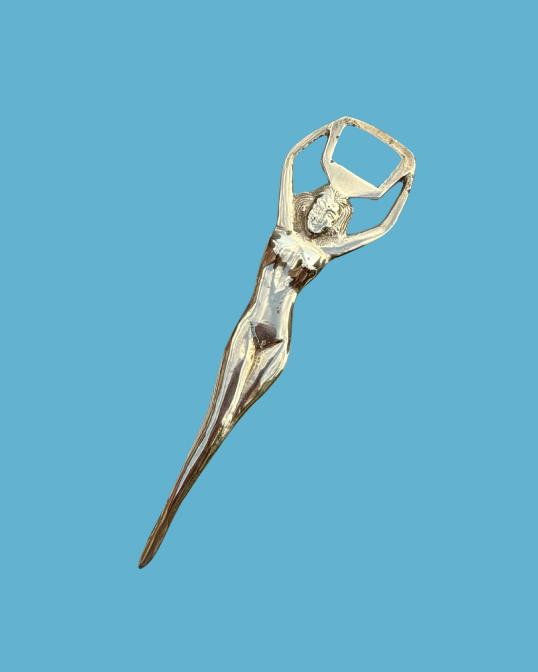 Brass Naked Lady Bottle Opener