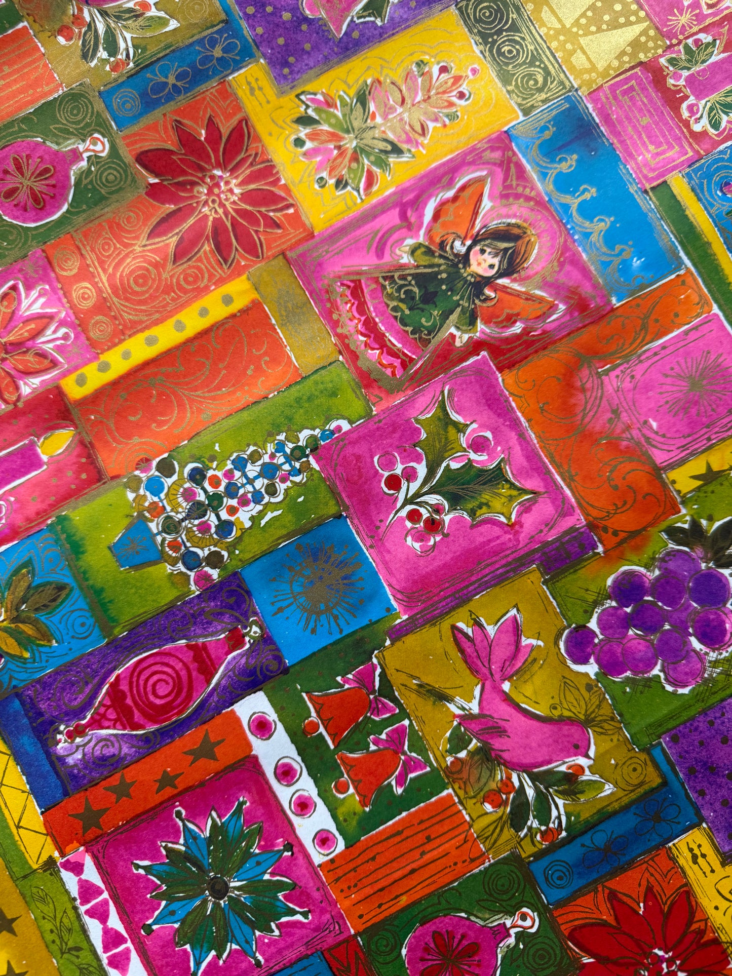 Vintage Christmas Wrapping Paper