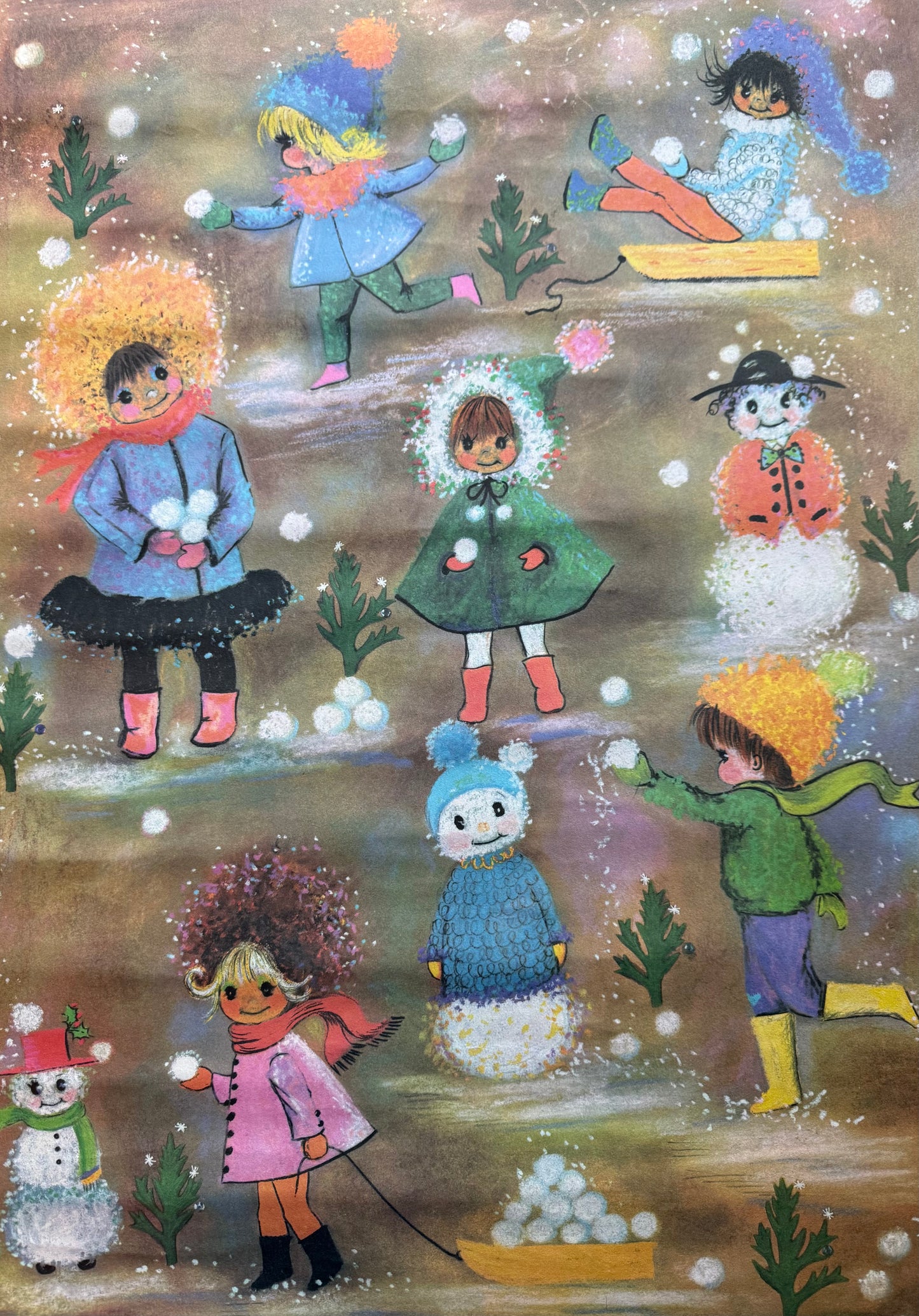 Vintage Christmas Wrapping Paper