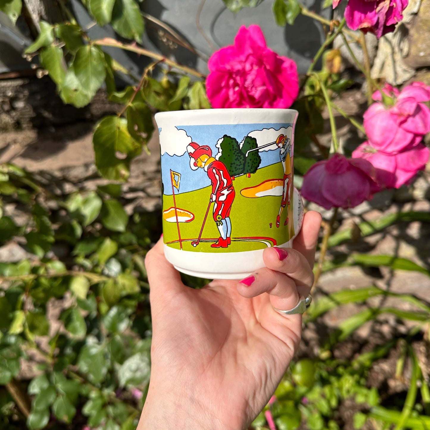 Vintage Novelty Golf Mug