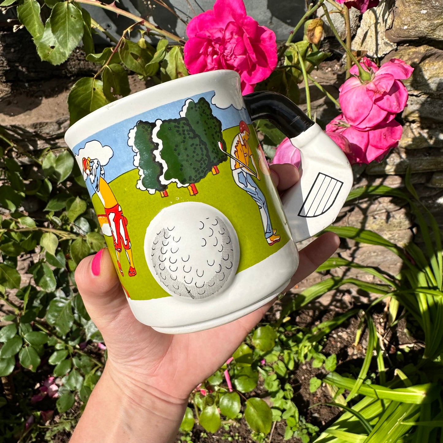 Vintage Novelty Golf Mug