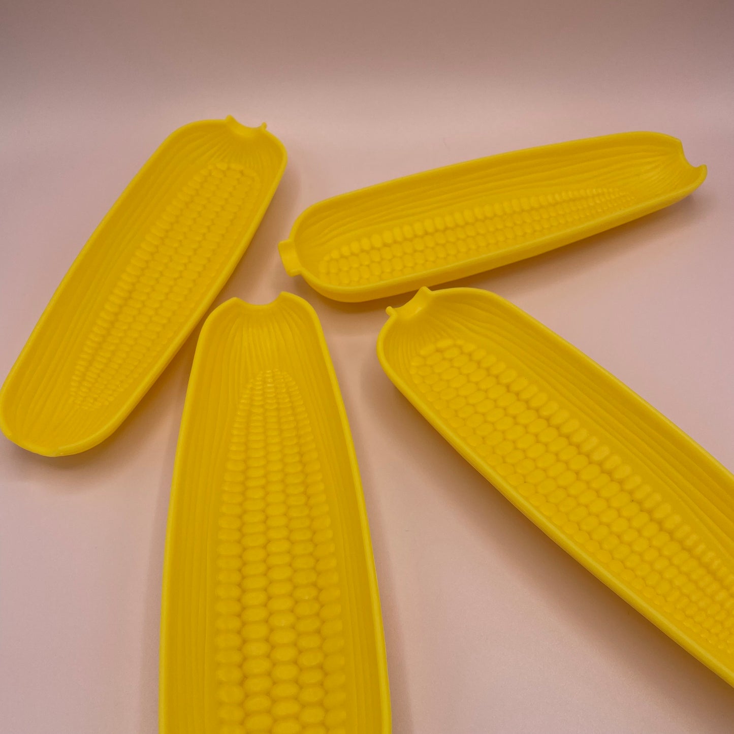 Retro Plastic Corn Plates