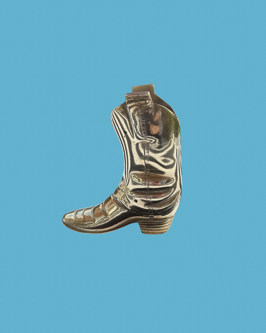 Brass Cowboy Boot Small