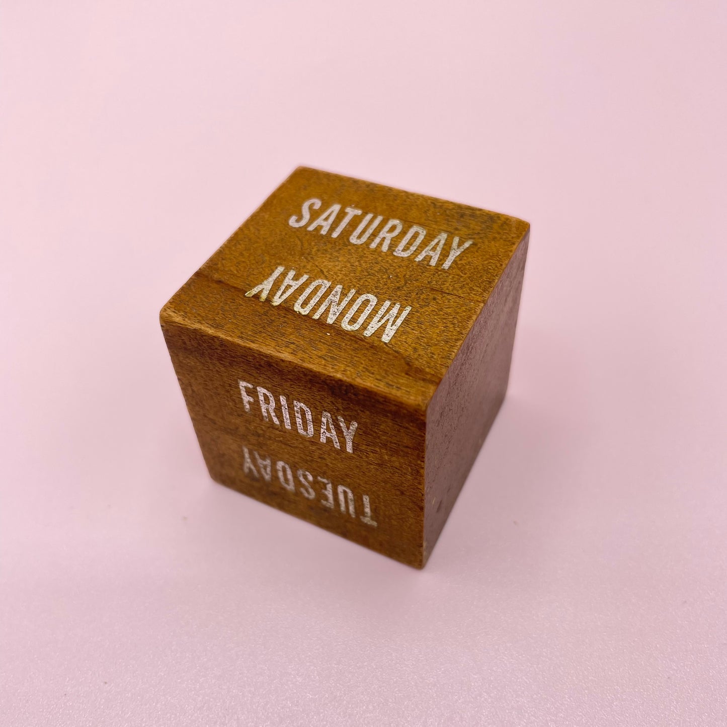 Perpetual Desk Calendar Wooden