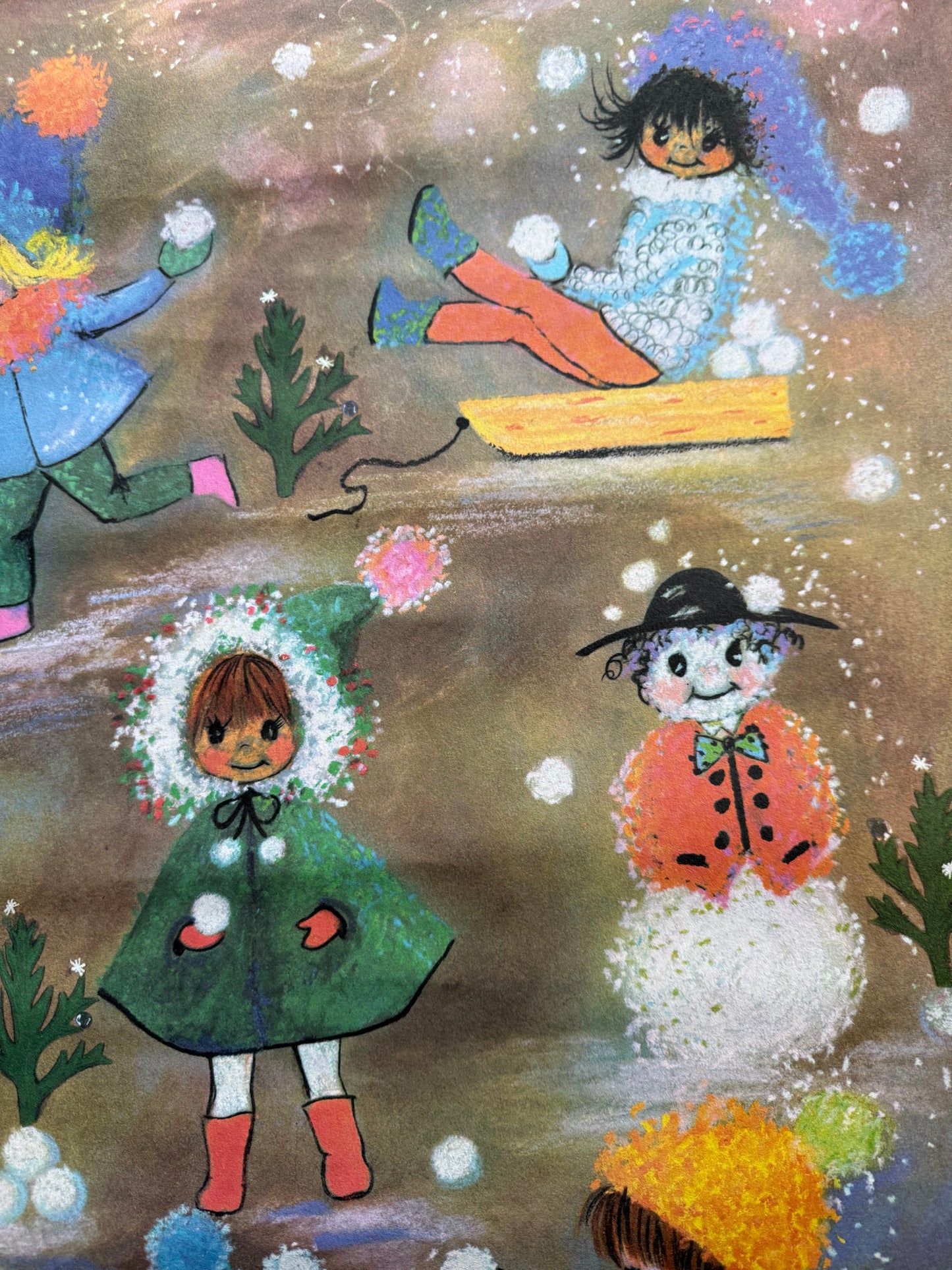 Vintage Christmas Wrapping Paper