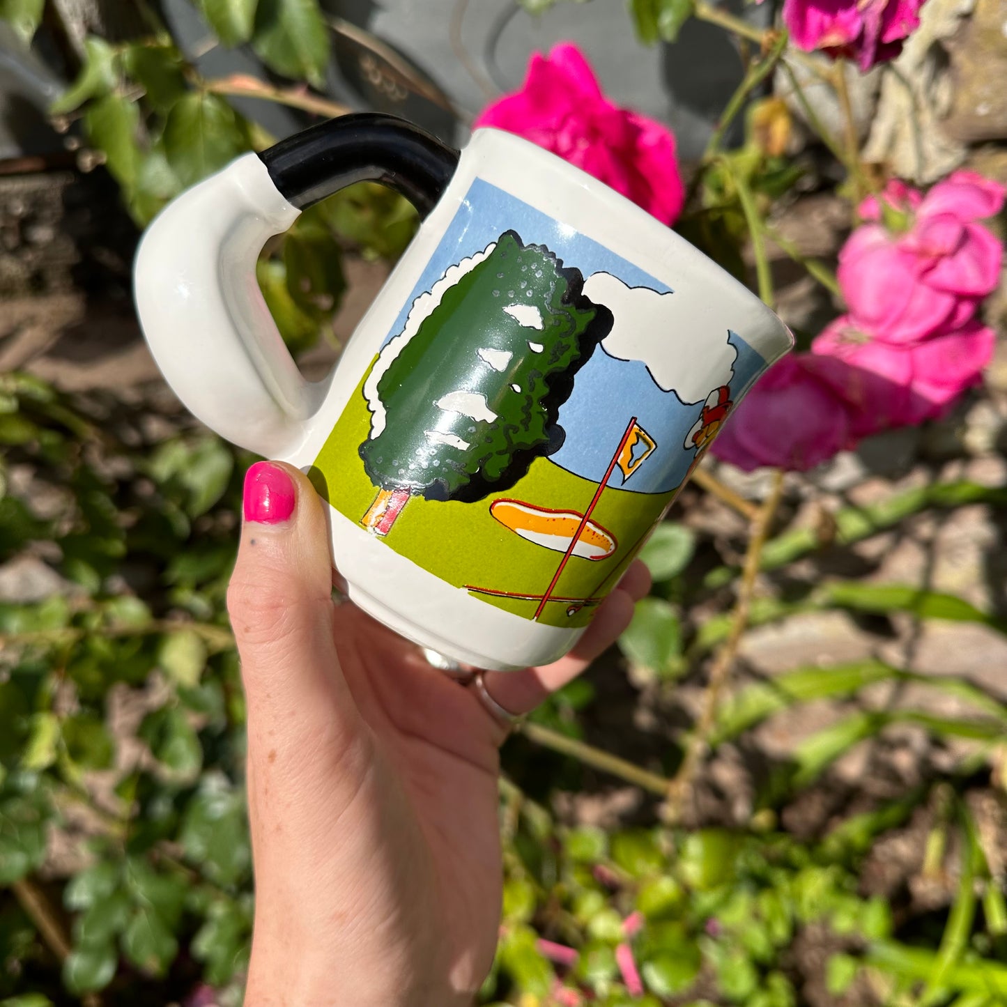 Vintage Novelty Golf Mug