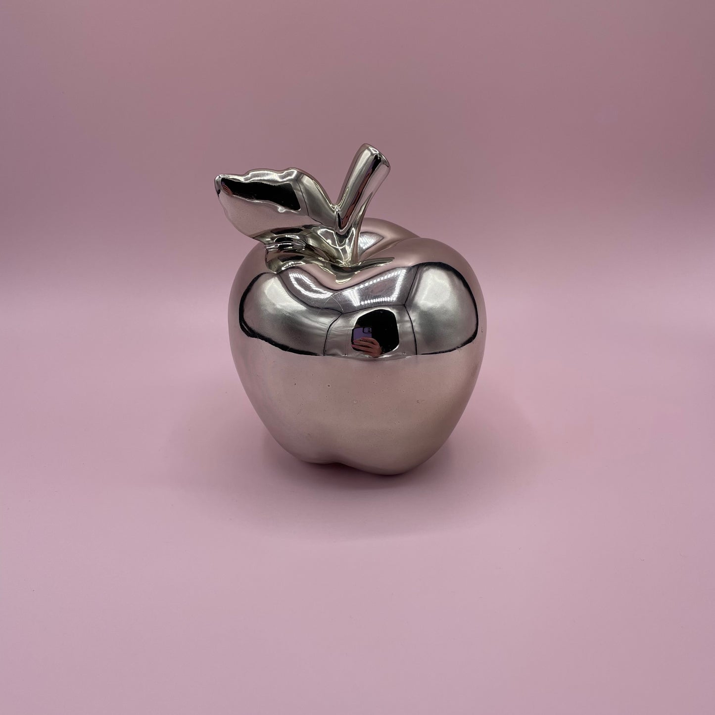 Silver Apple Ornament