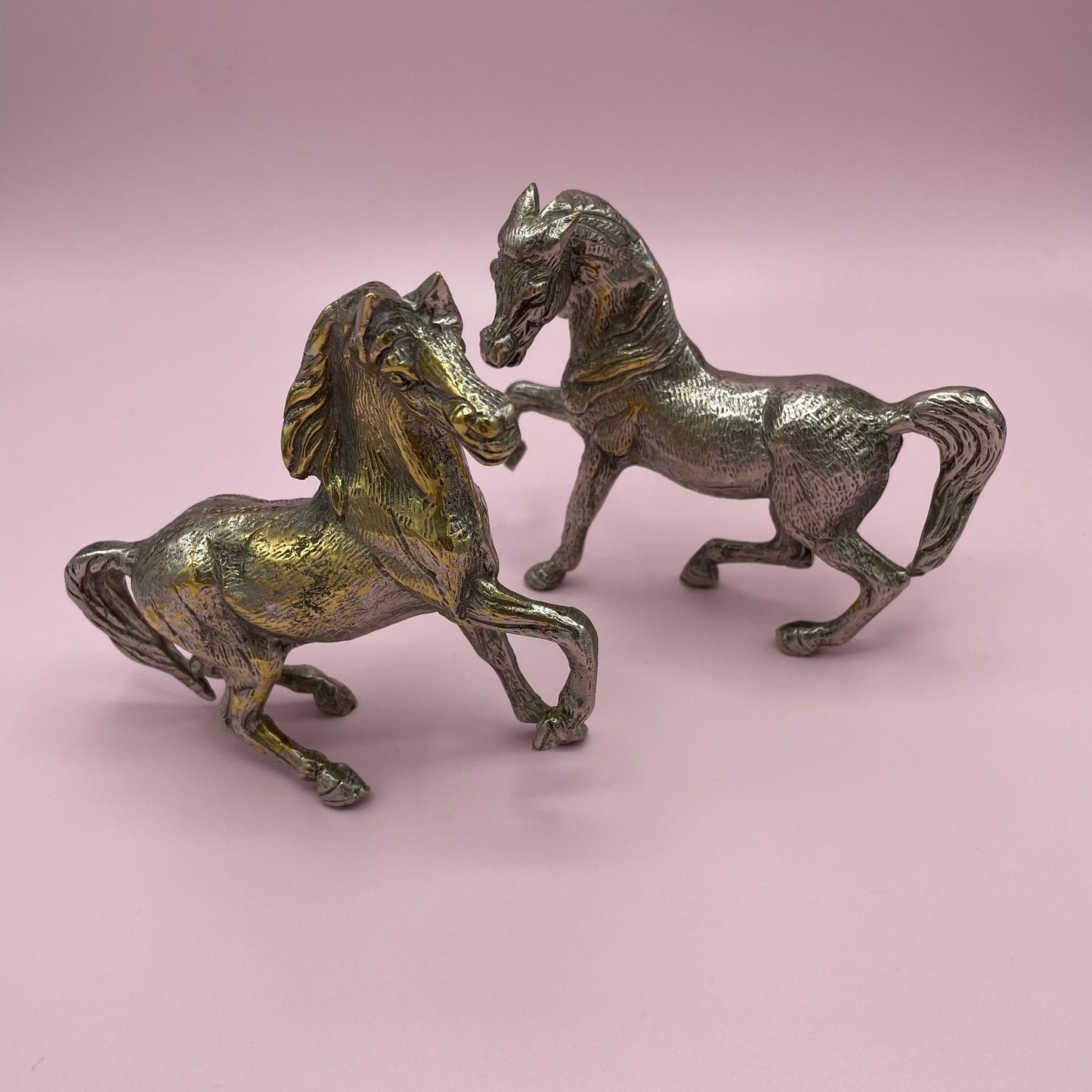 Cast Metal Horses