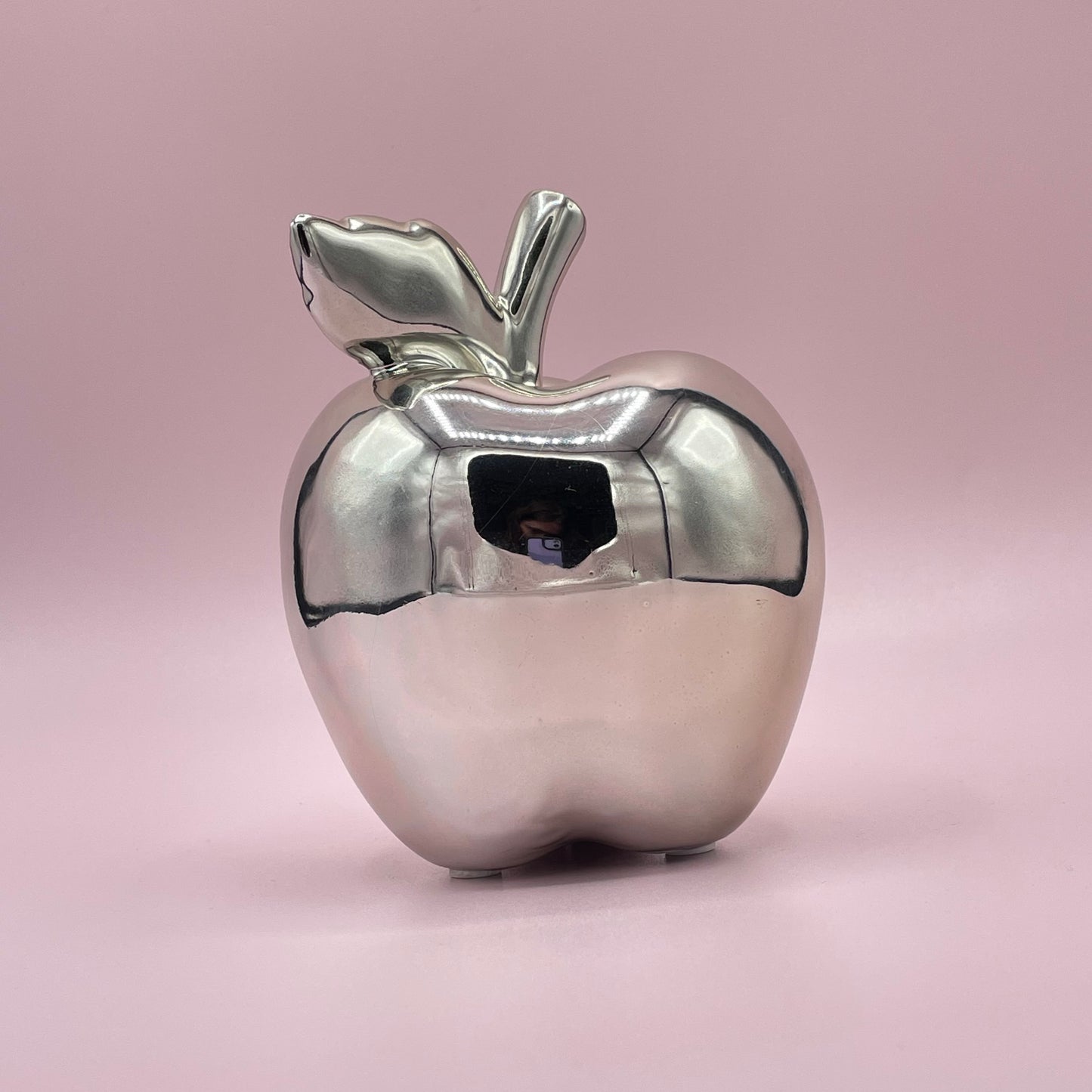 Silver Apple Ornament