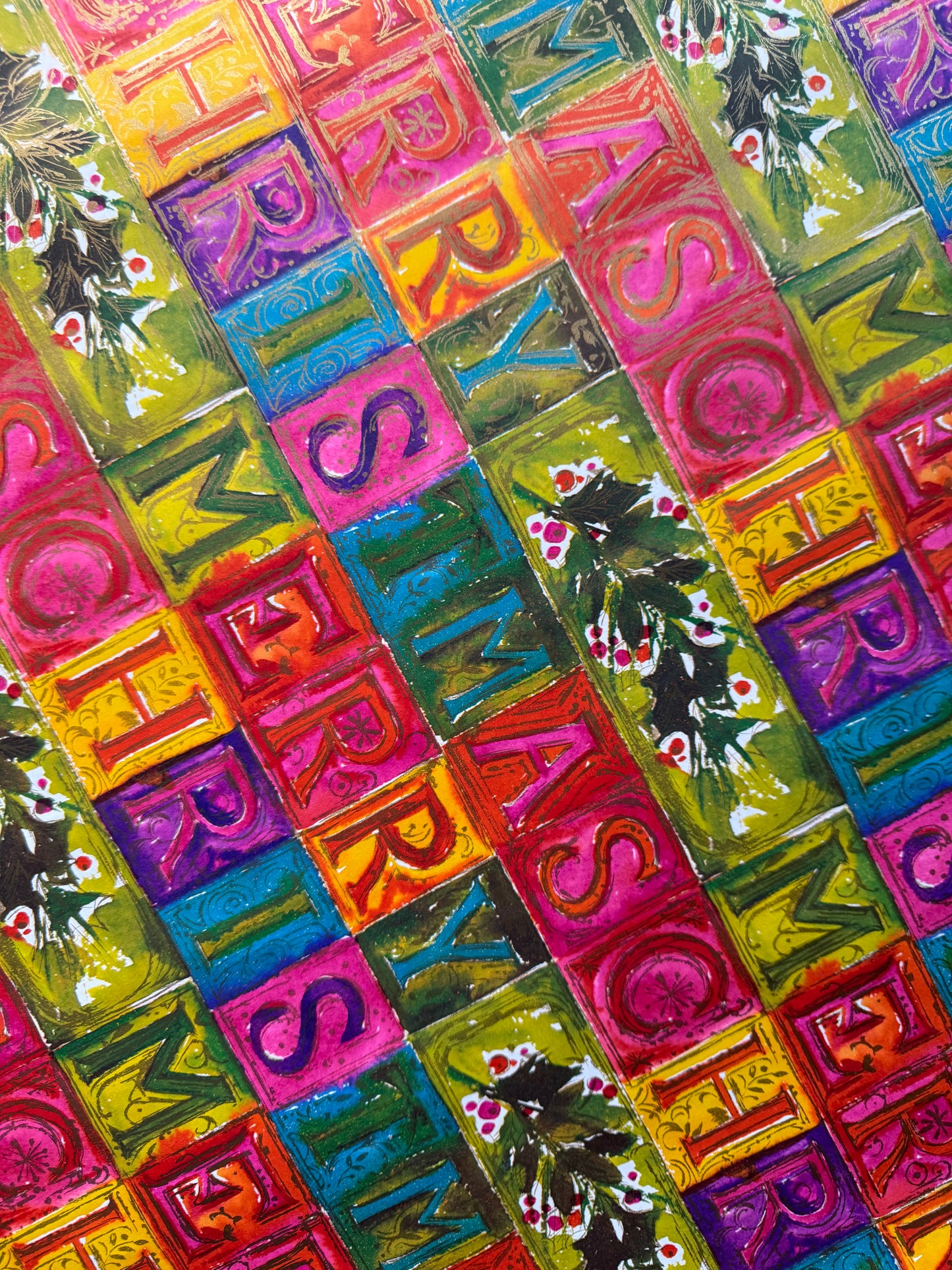 Vintage Christmas Wrapping Paper