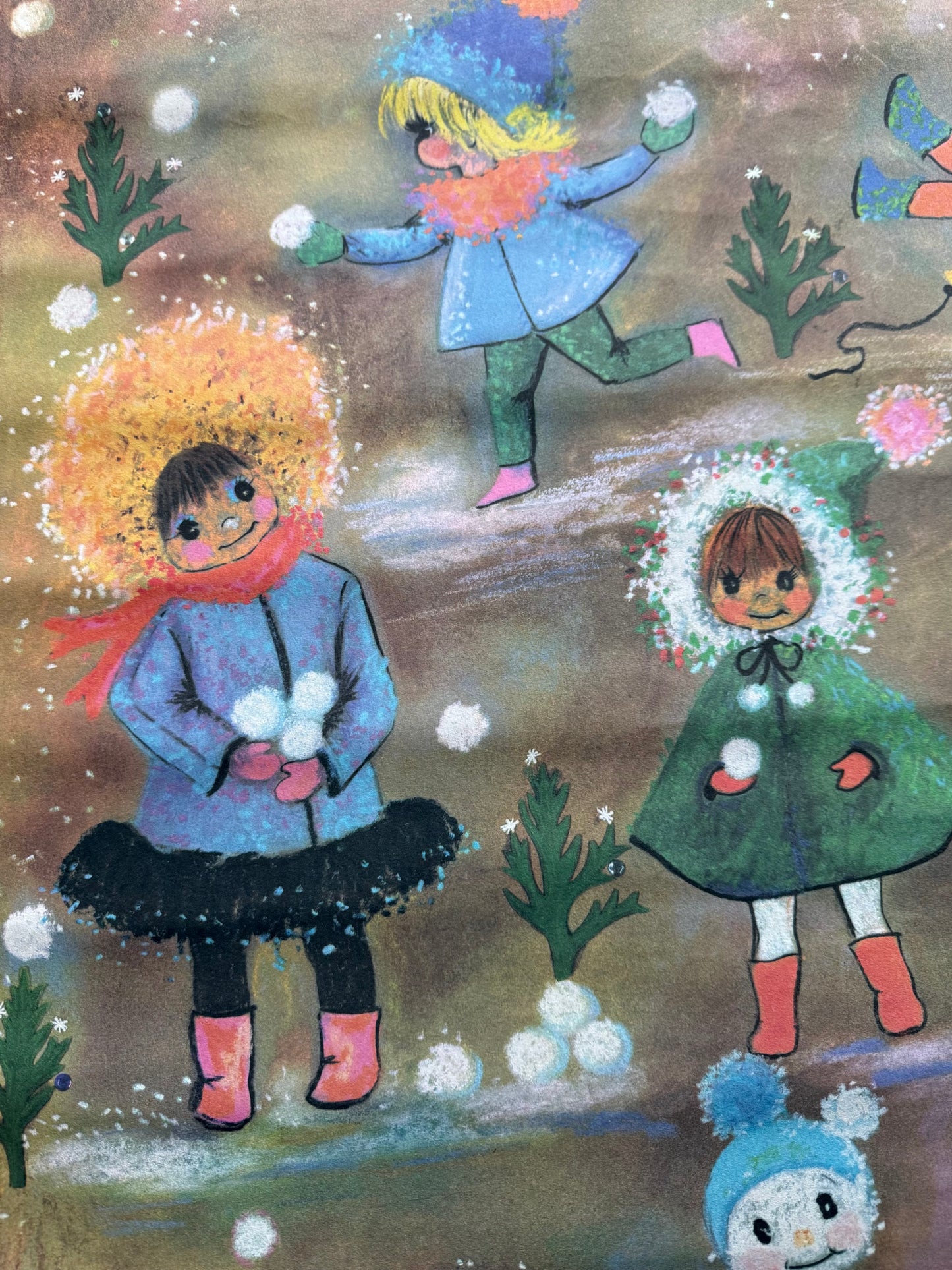 Vintage Christmas Wrapping Paper