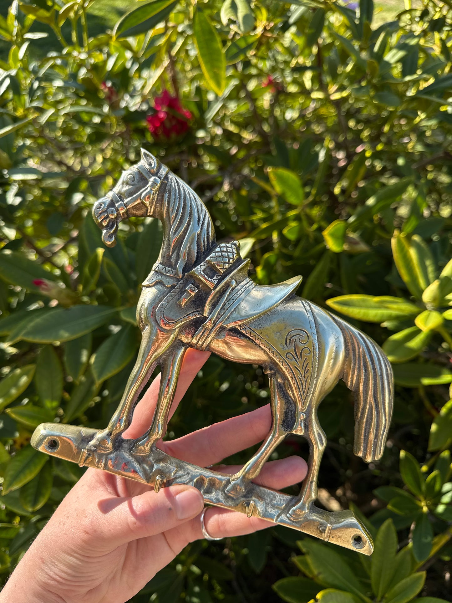 Brass Horse Hooks Single