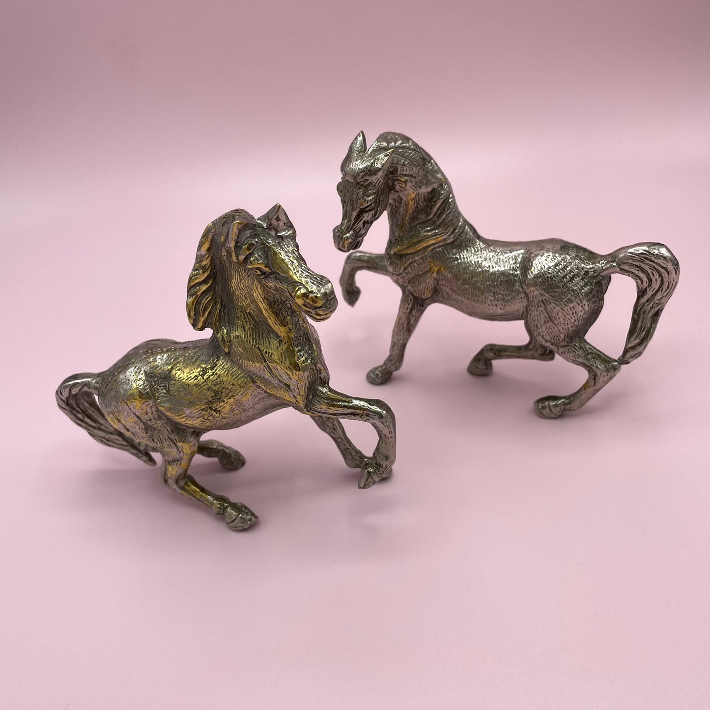 Cast Metal Horses