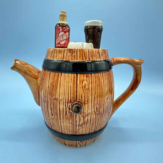 Beer Barrel Teapot