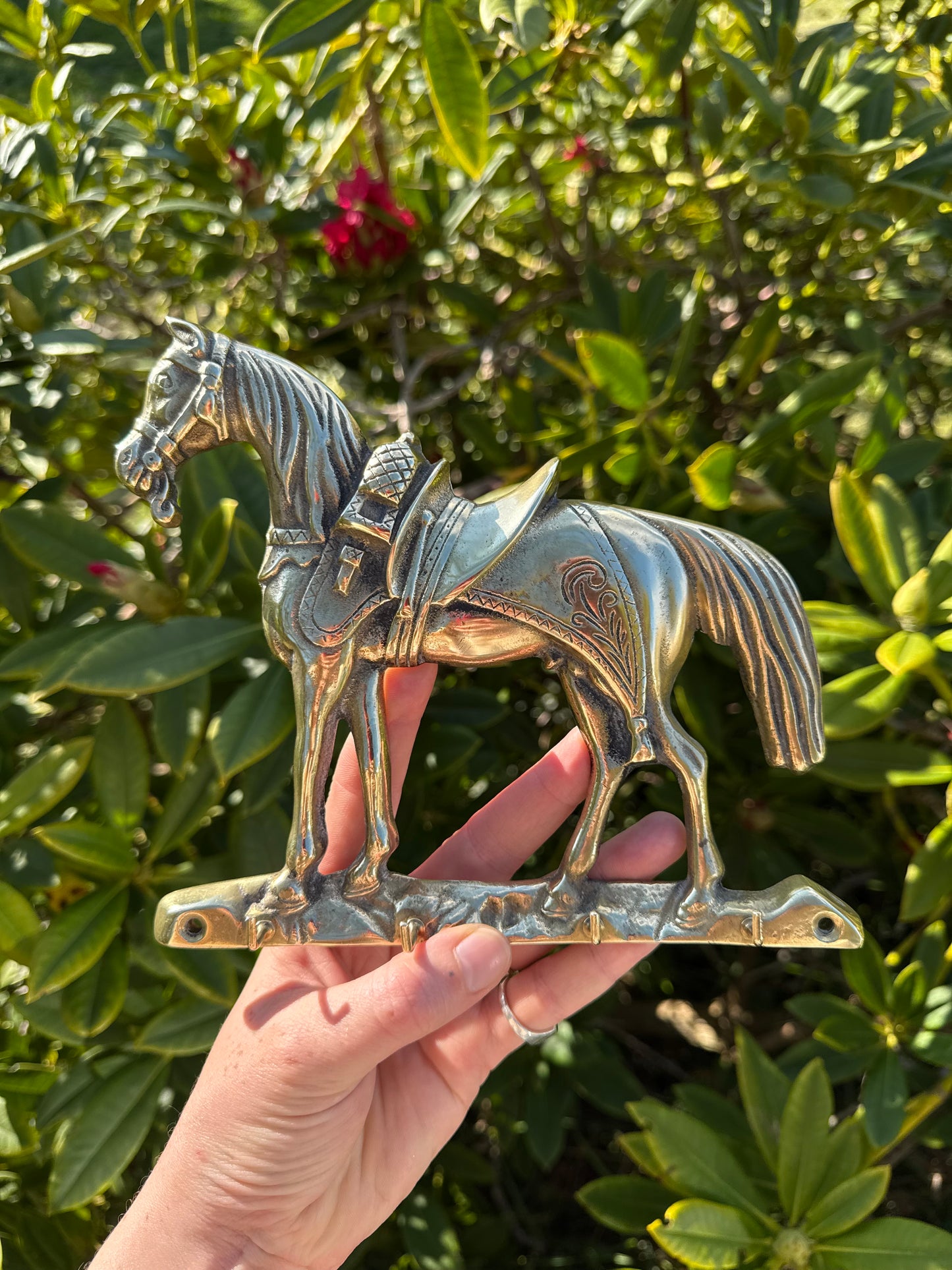 Brass Horse Hooks Single
