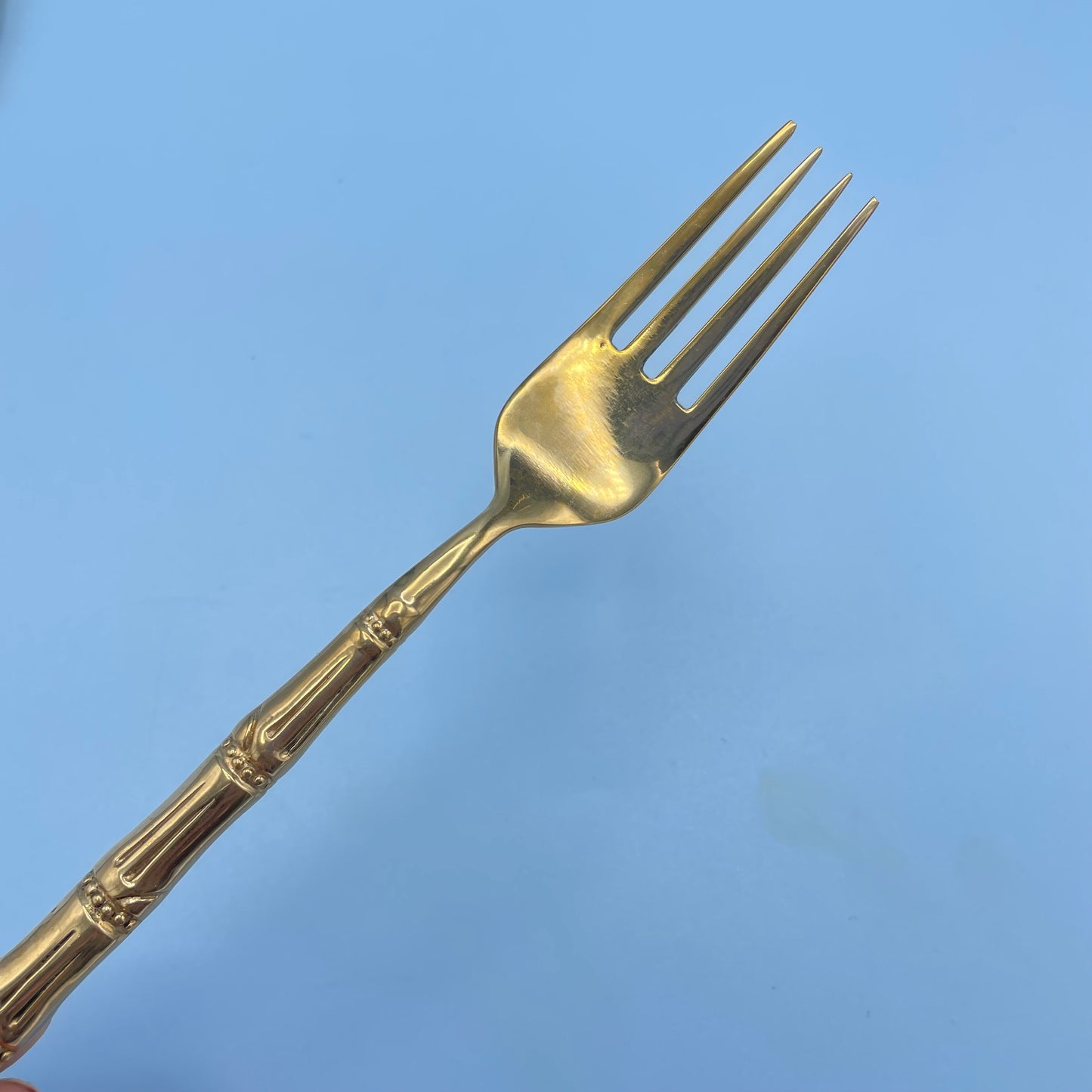 Brass Bamboo Cutlery Set