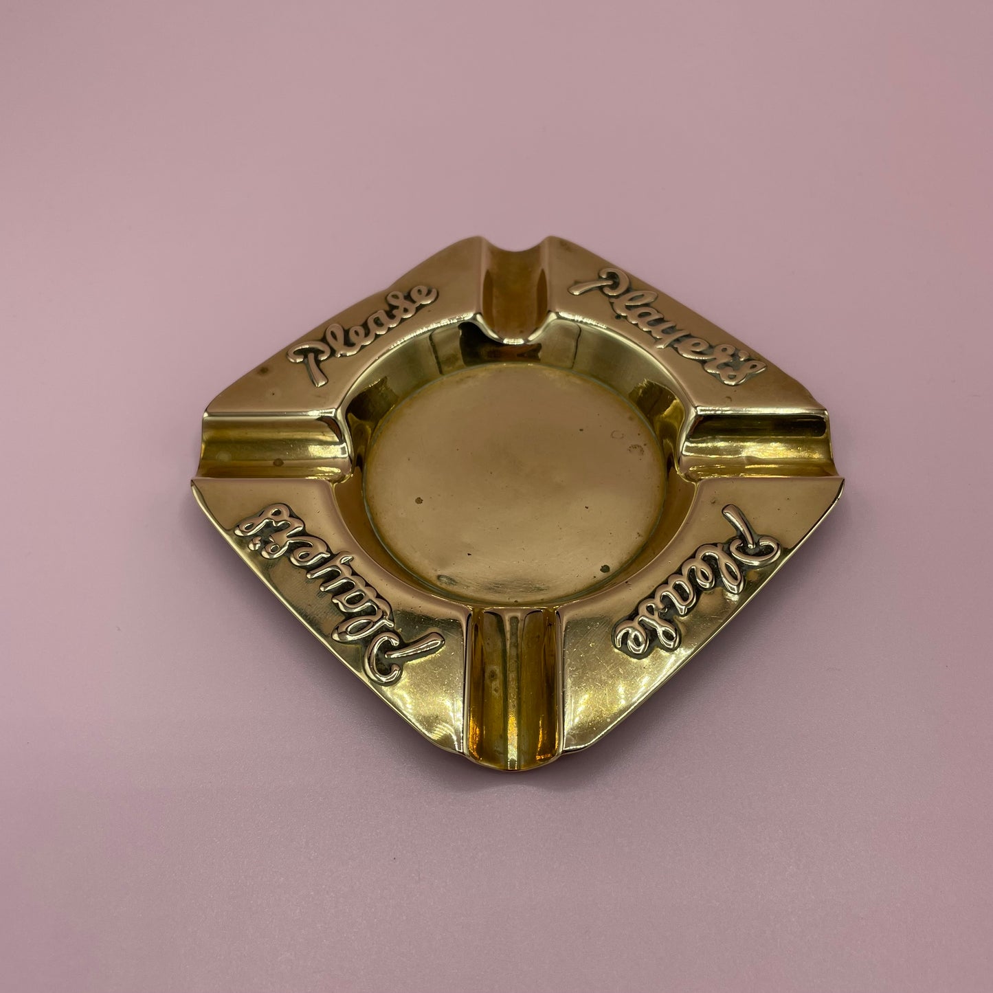 Players Brass Ashtray