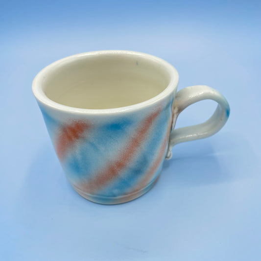 Blue & Orange Stripe Mug