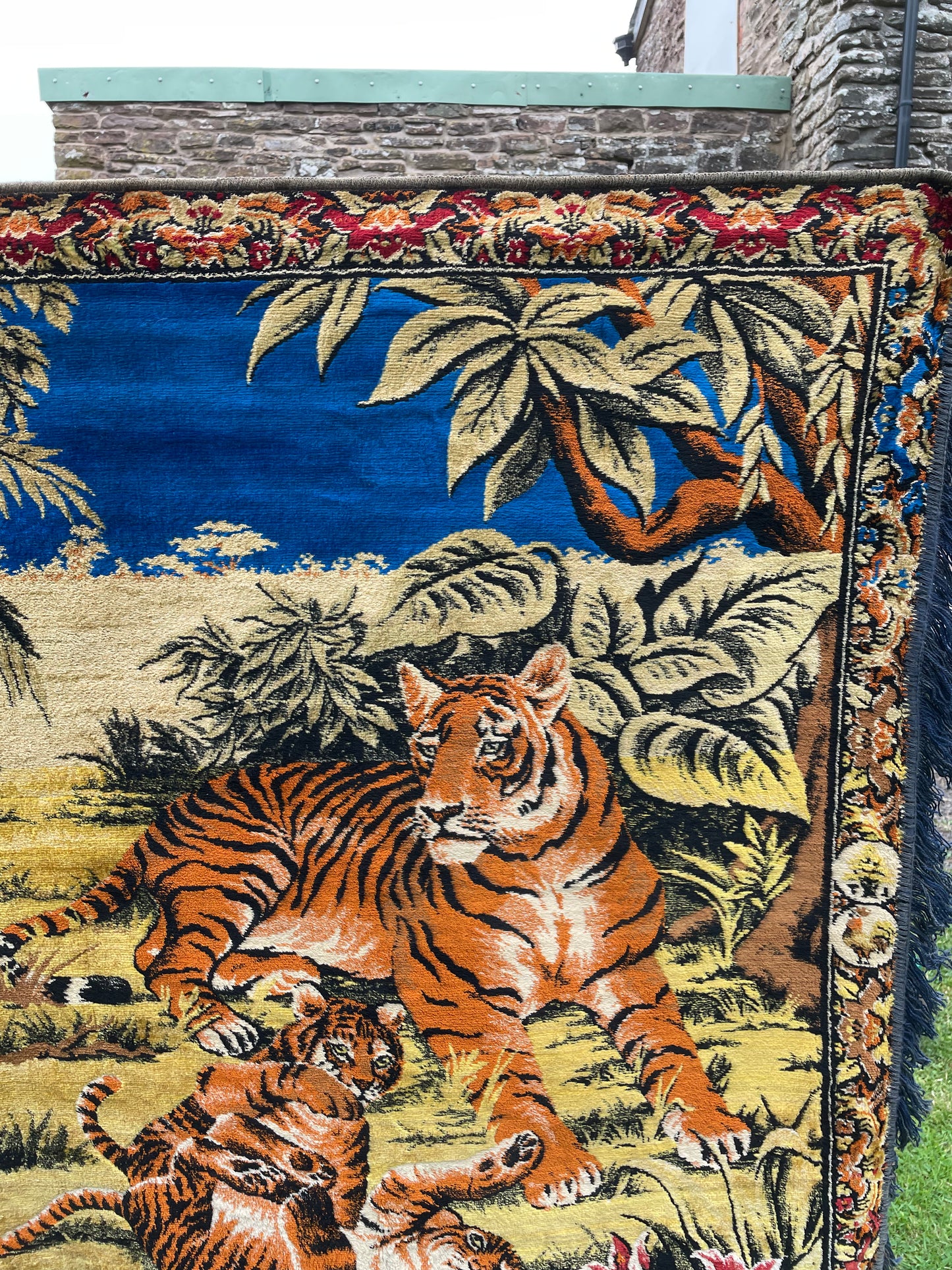 Tiger Wall Rug/ Tapestry