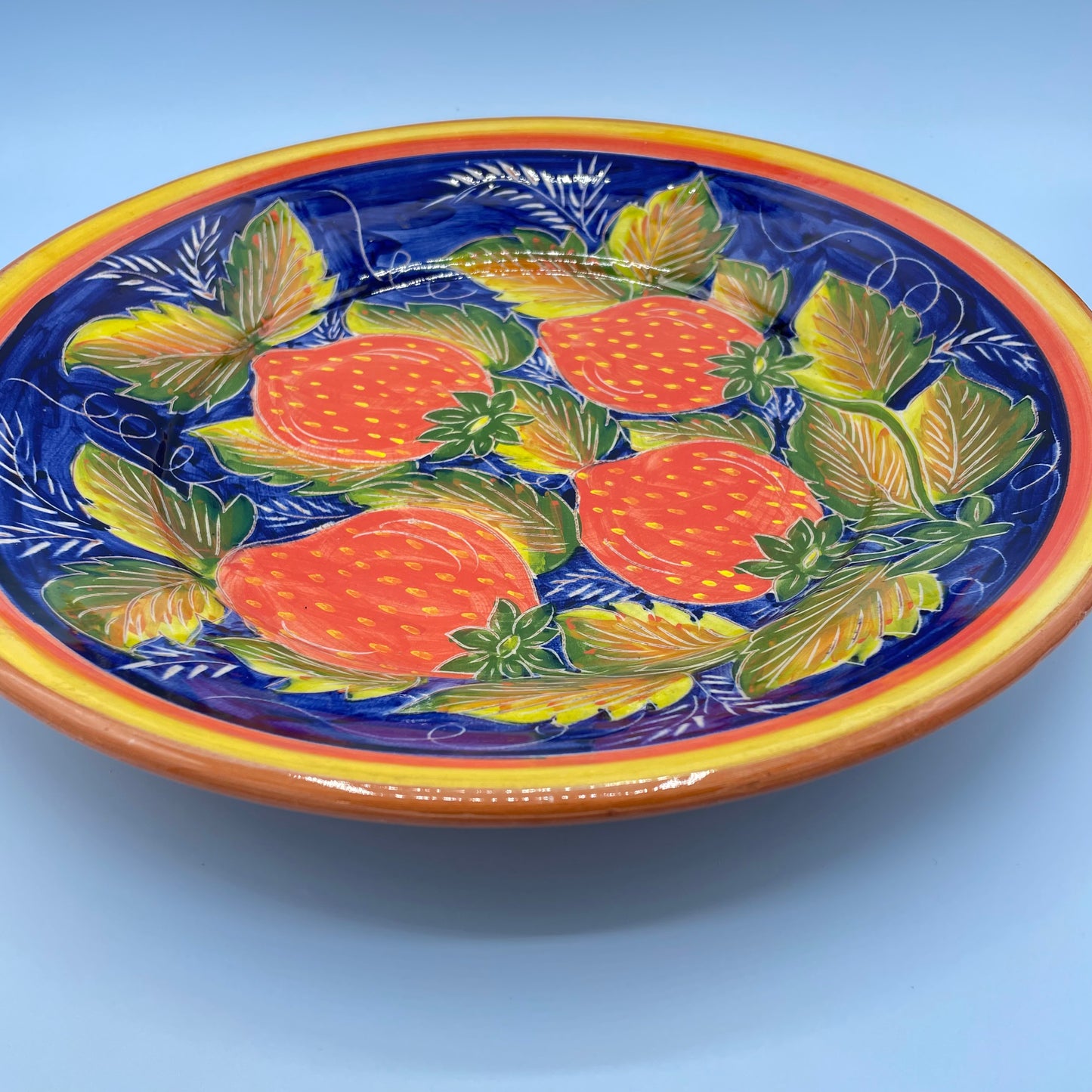 Strawberry Plate/ Shallow Bowl