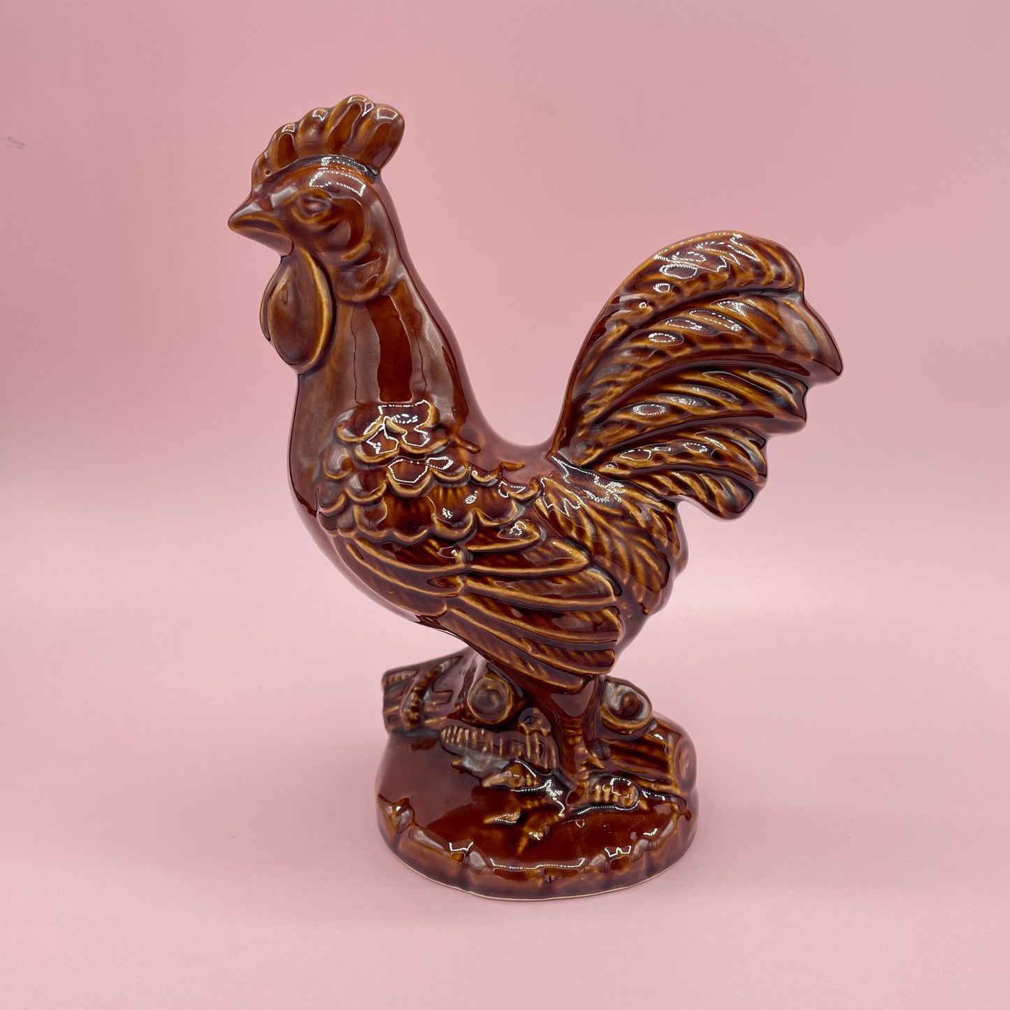 Dartmouth Pottery Brown Ceramic Cockerel