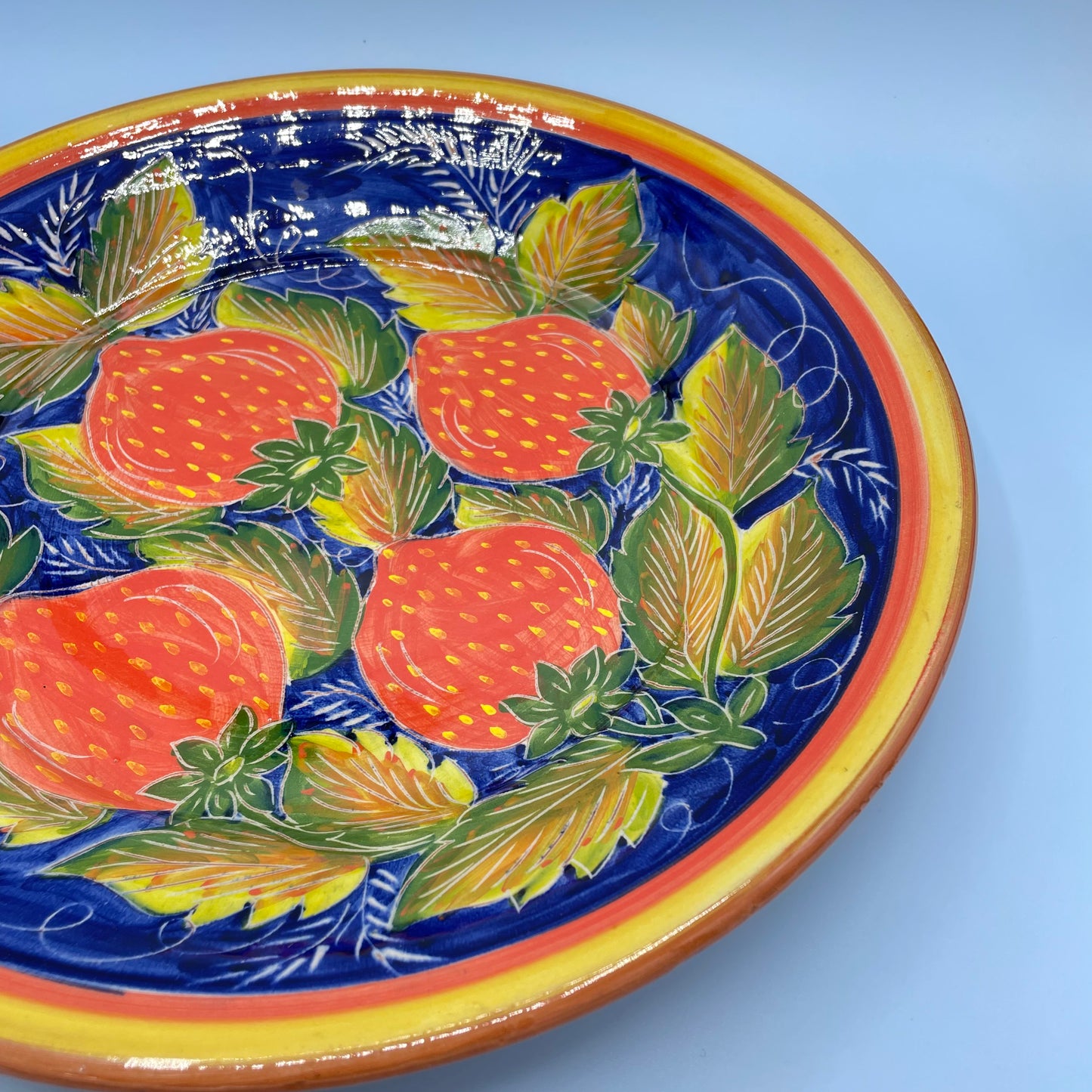 Strawberry Plate/ Shallow Bowl