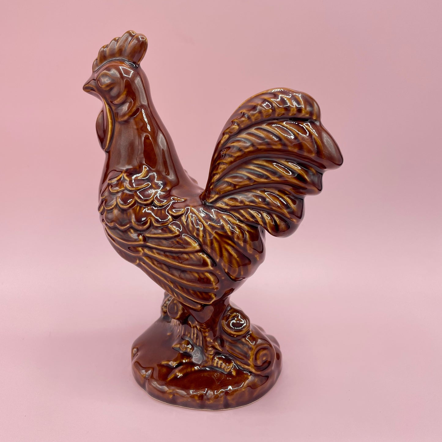 Dartmouth Pottery Brown Ceramic Cockerel