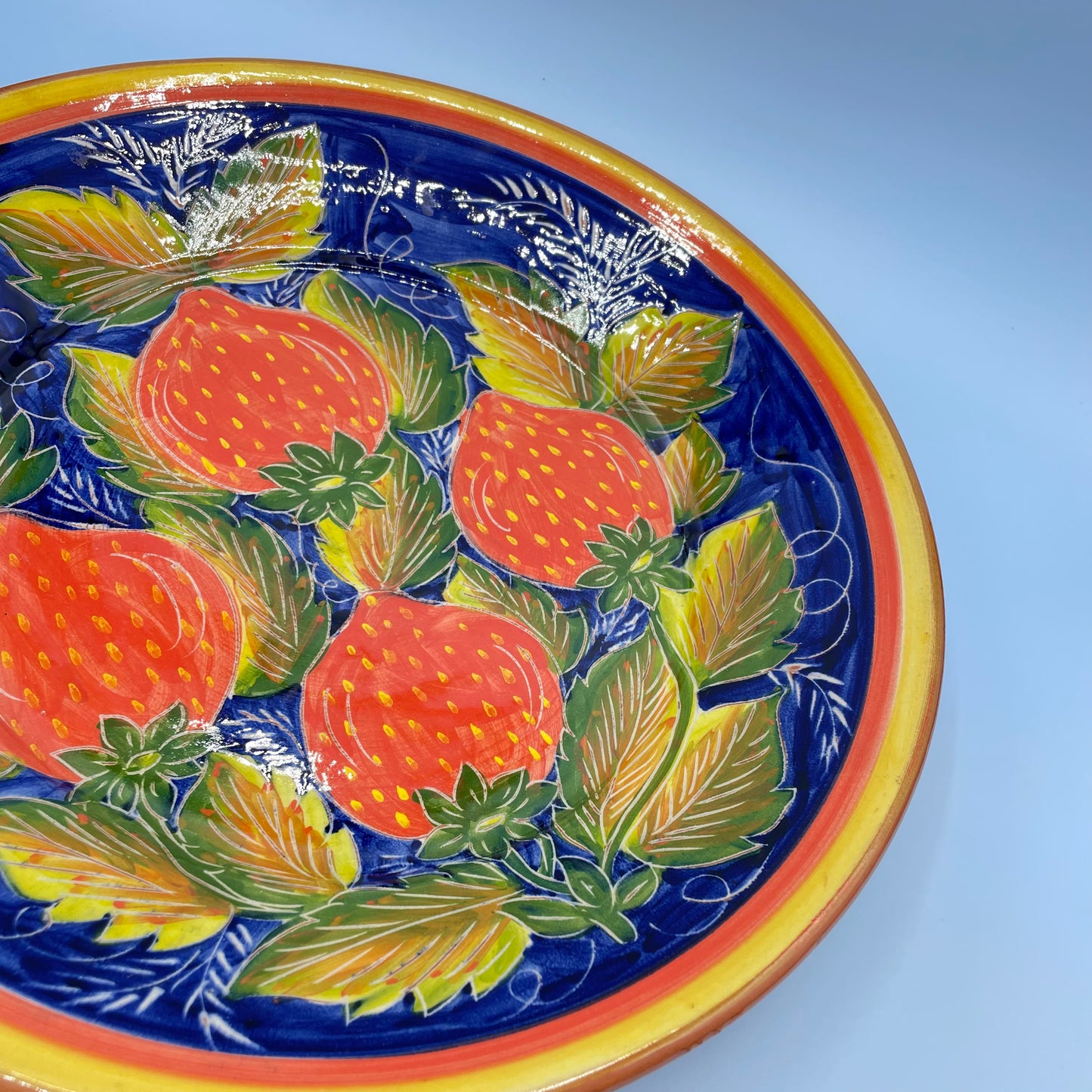 Strawberry Plate/ Shallow Bowl