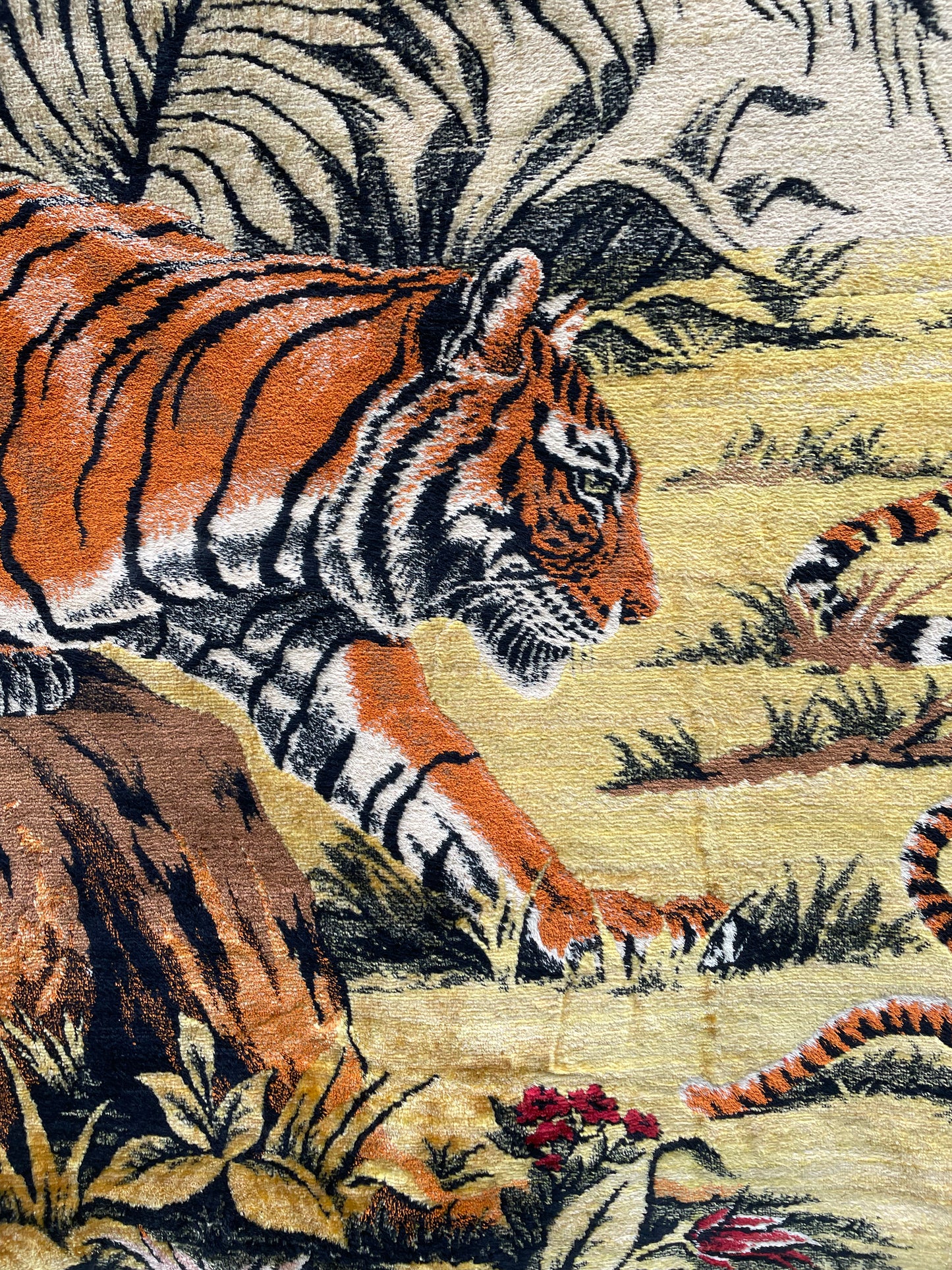 Tiger Wall Rug/ Tapestry