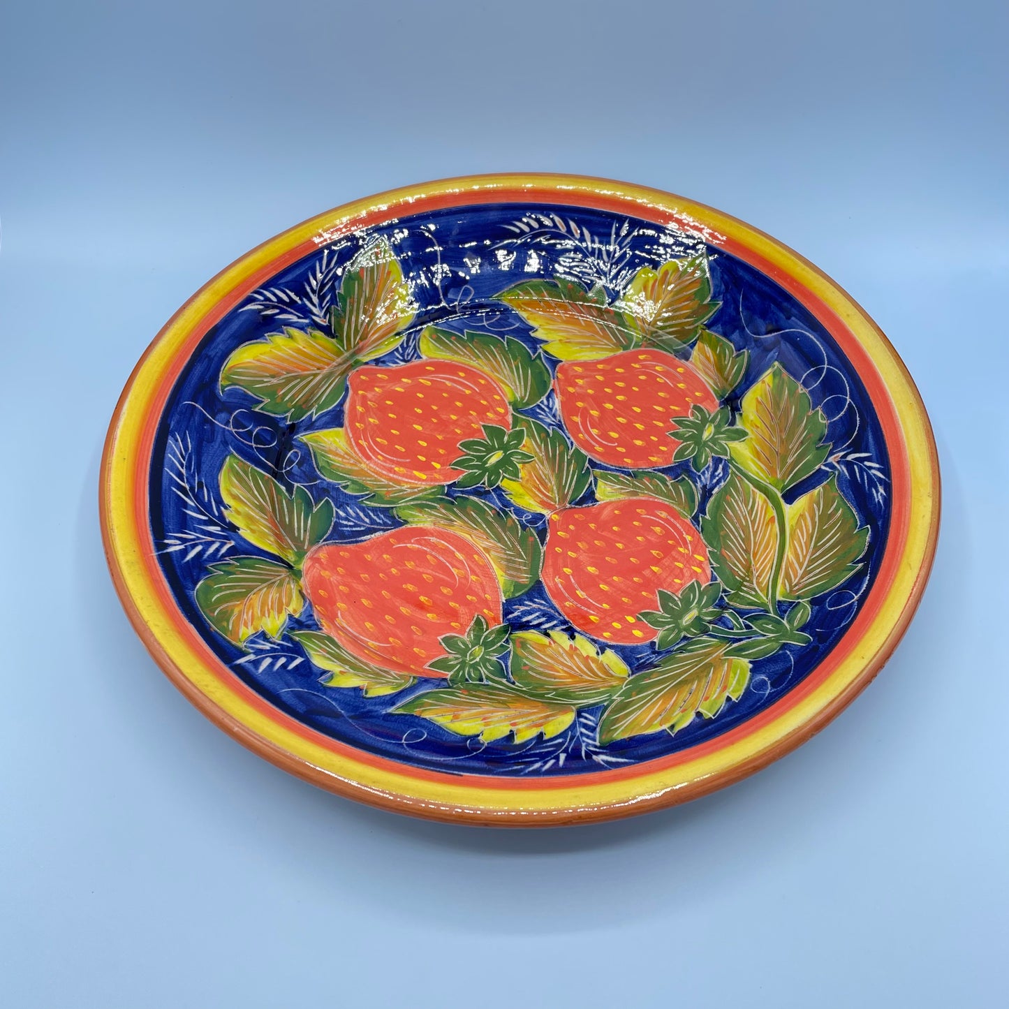 Strawberry Plate/ Shallow Bowl