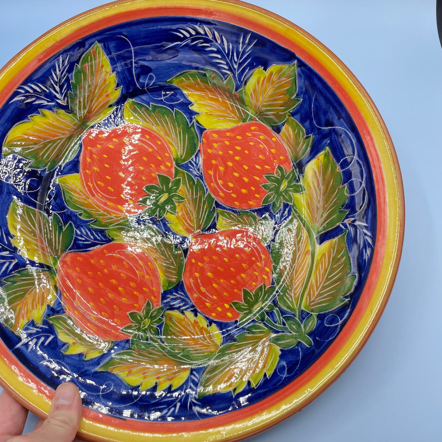 Strawberry Plate/ Shallow Bowl