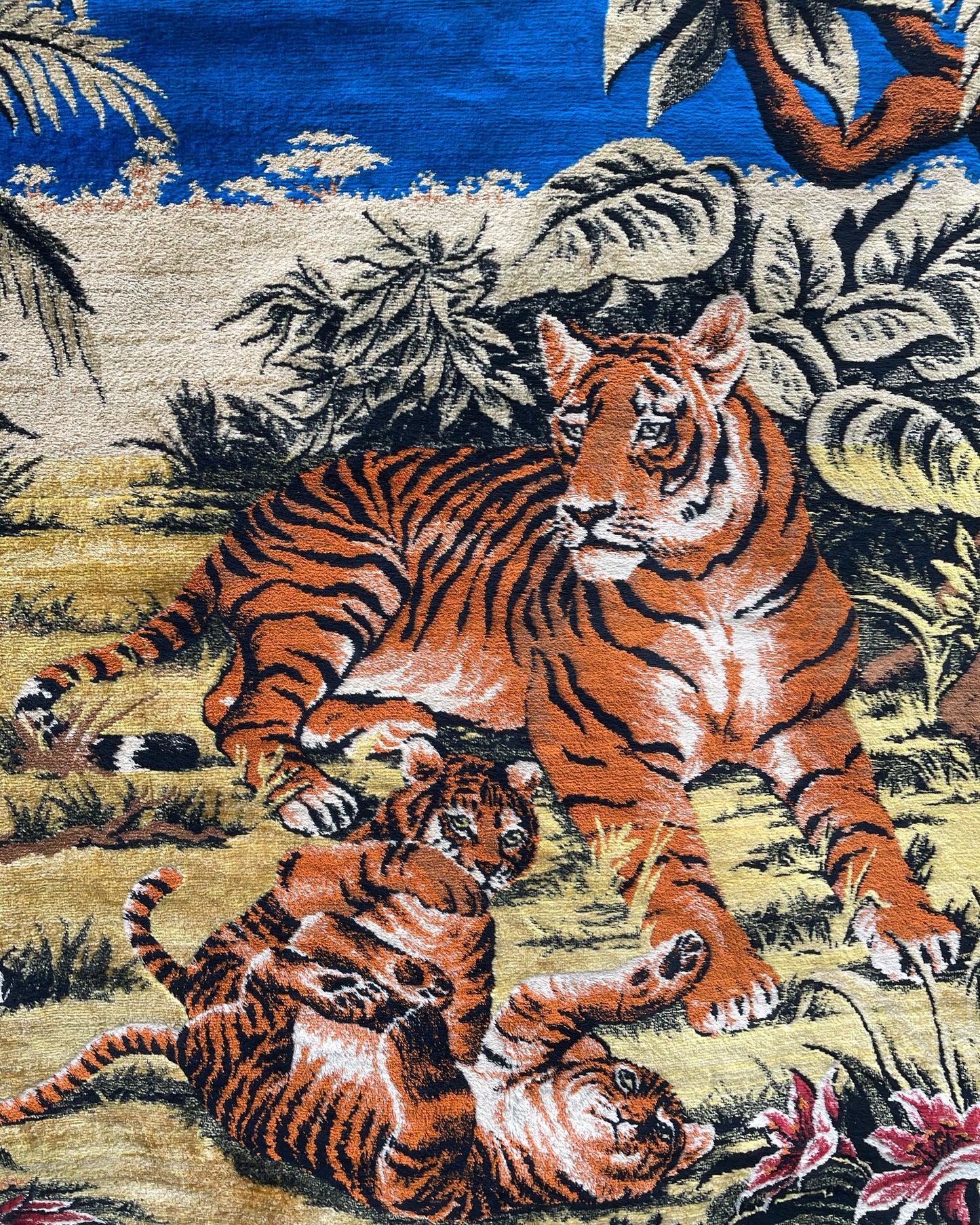 Tiger Wall Rug/ Tapestry