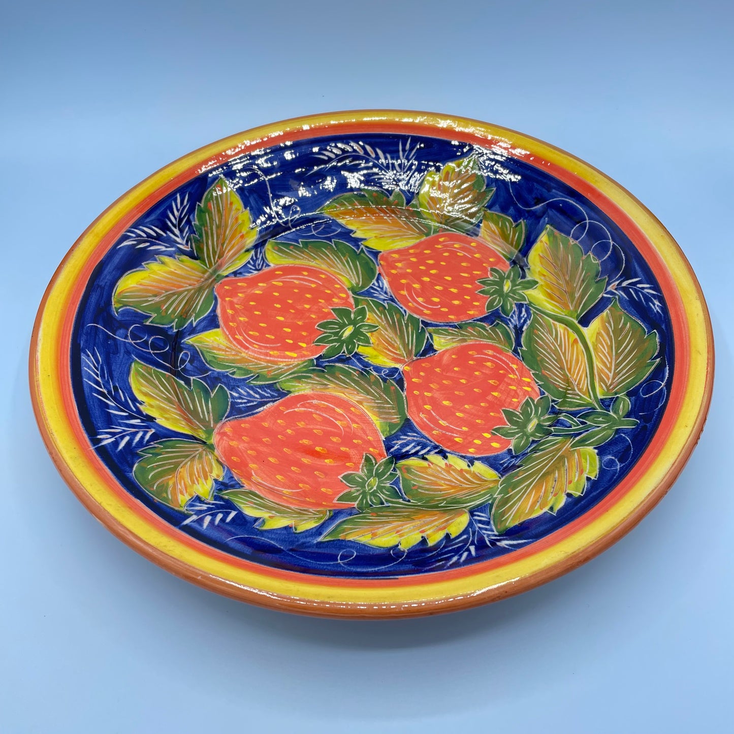 Strawberry Plate/ Shallow Bowl