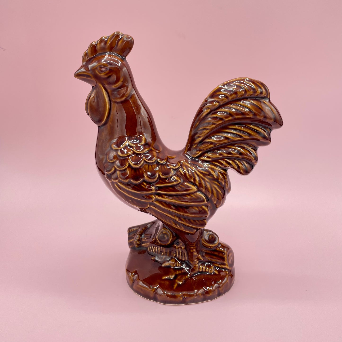 Dartmouth Pottery Brown Ceramic Cockerel