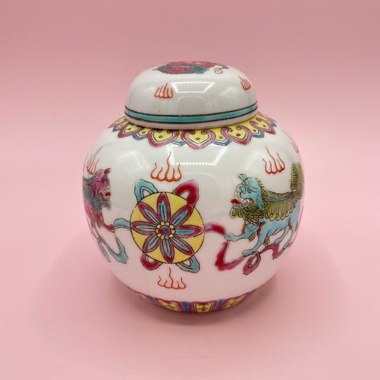 White Chinese Ginger Jar