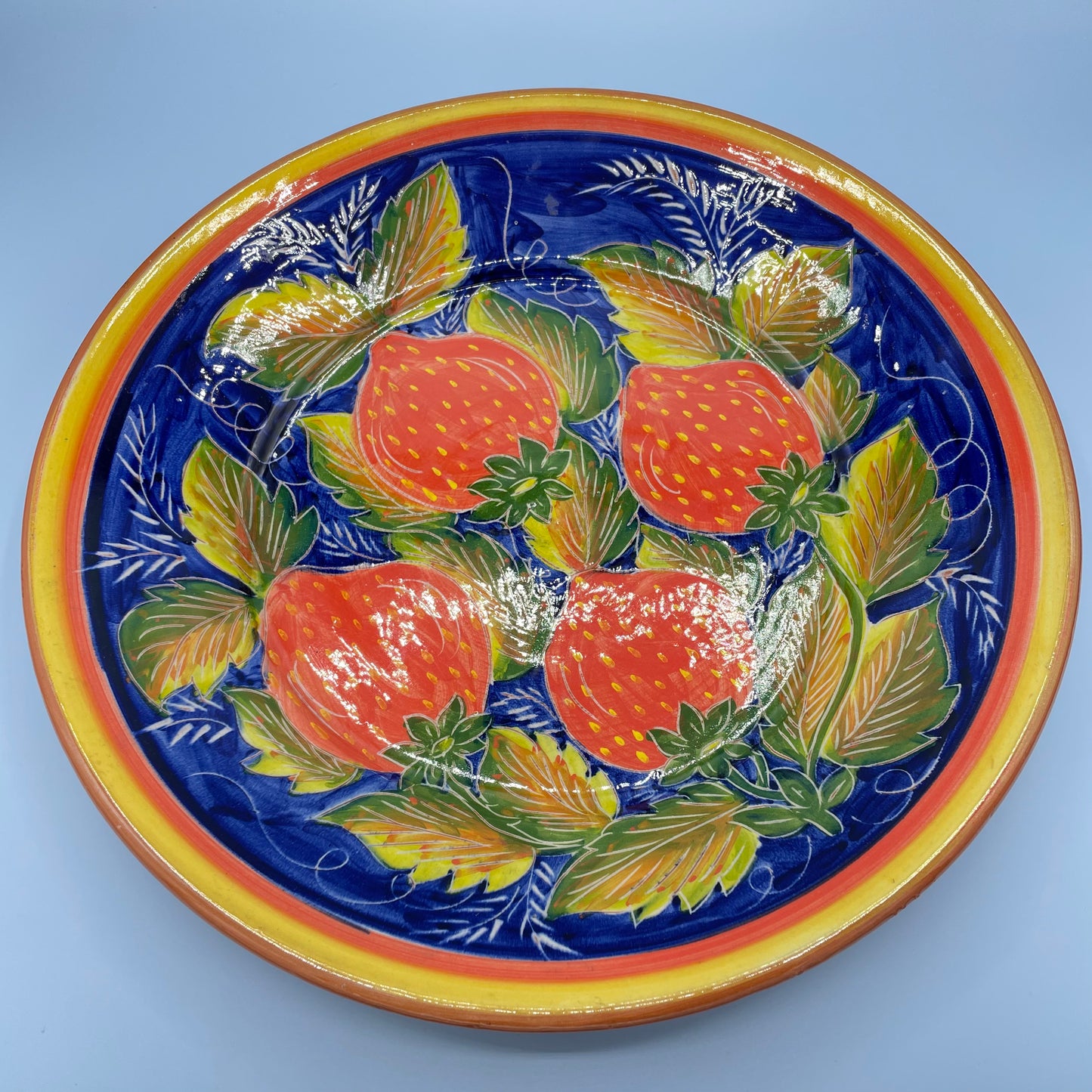 Strawberry Plate/ Shallow Bowl